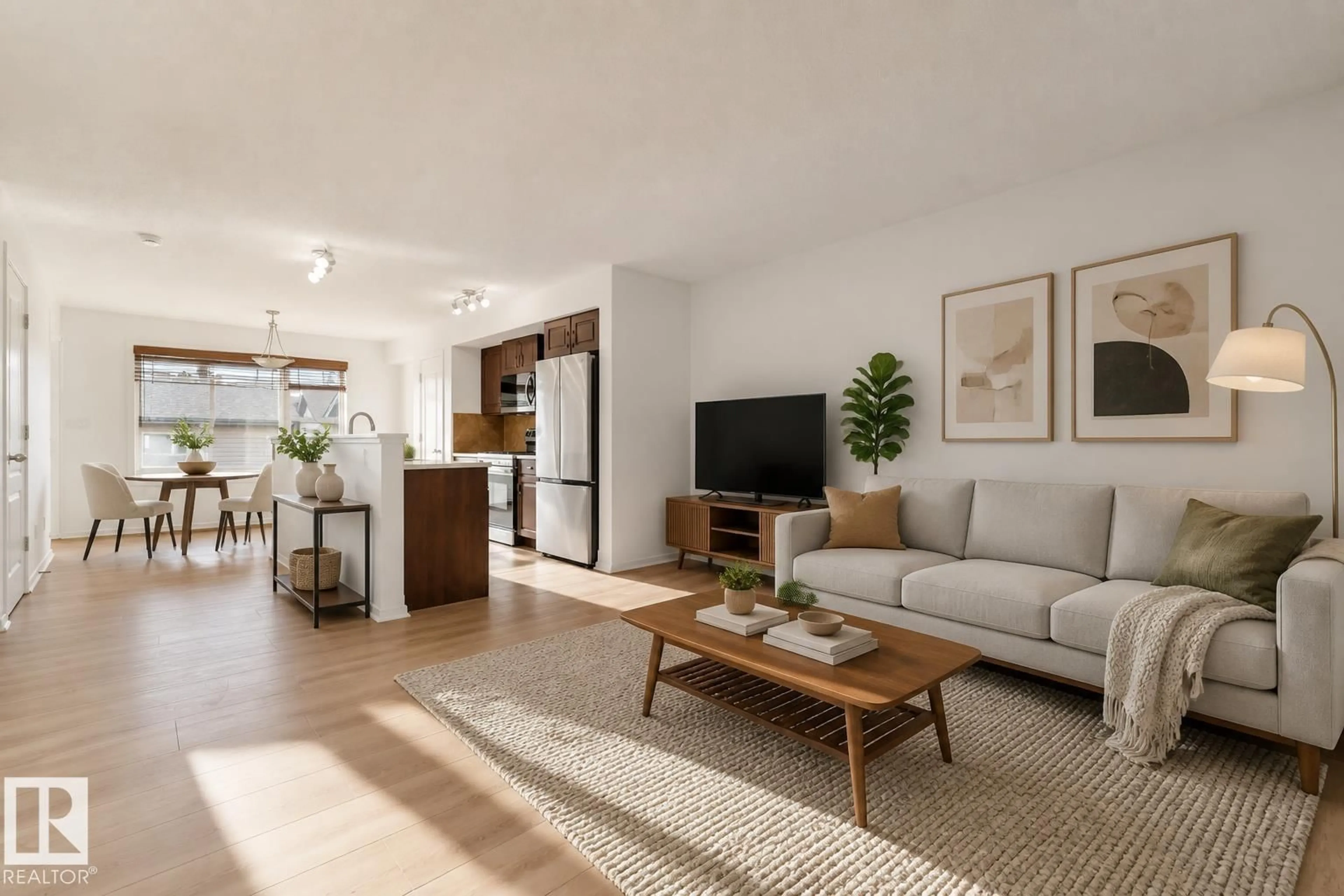 Living room with furniture, unknown for 2143 32 ST, Edmonton Alberta T6T0J9