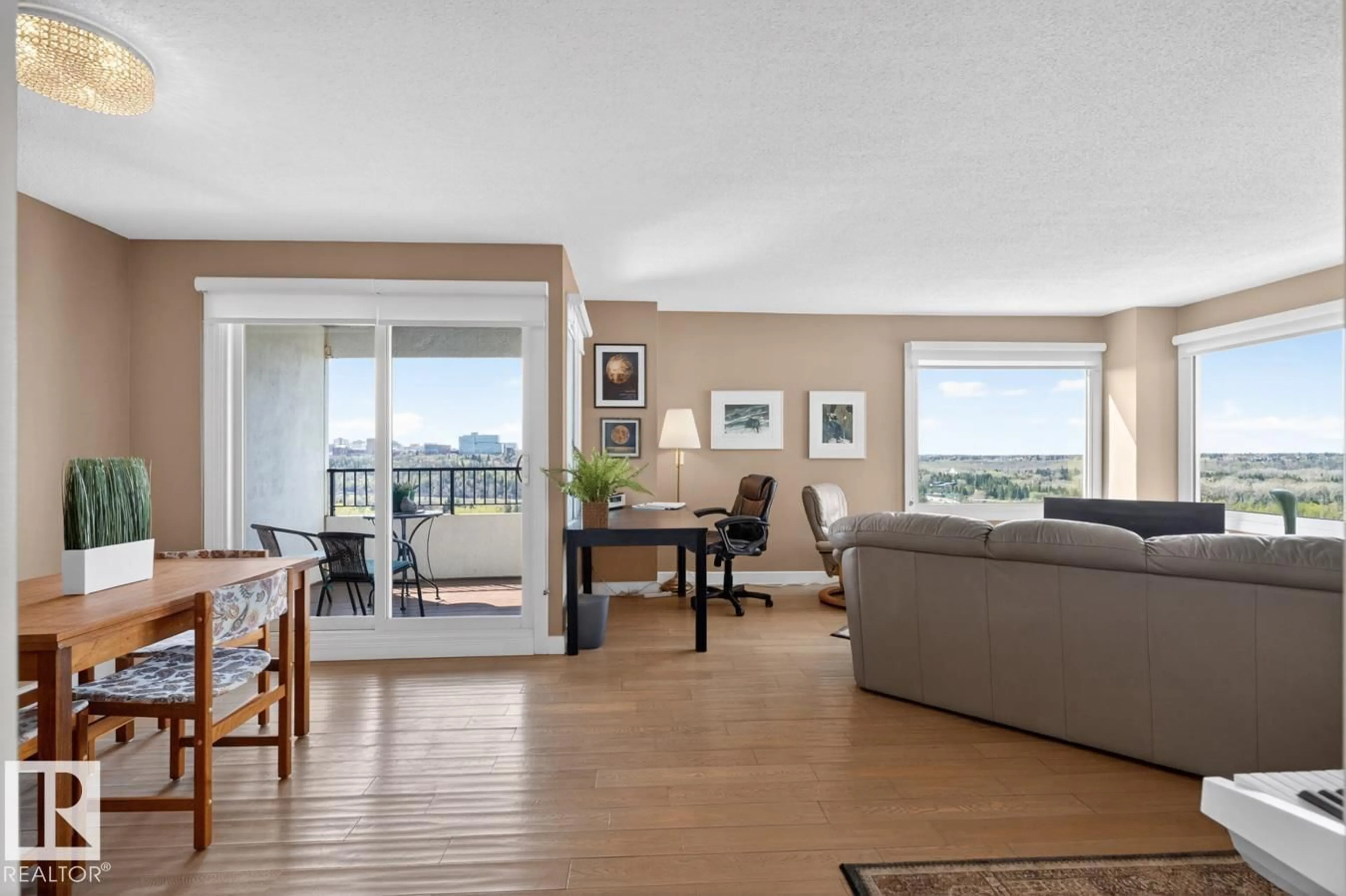 Living room with furniture, unknown for #602 - 12303 JASPER AV, Edmonton Alberta T5N3K7