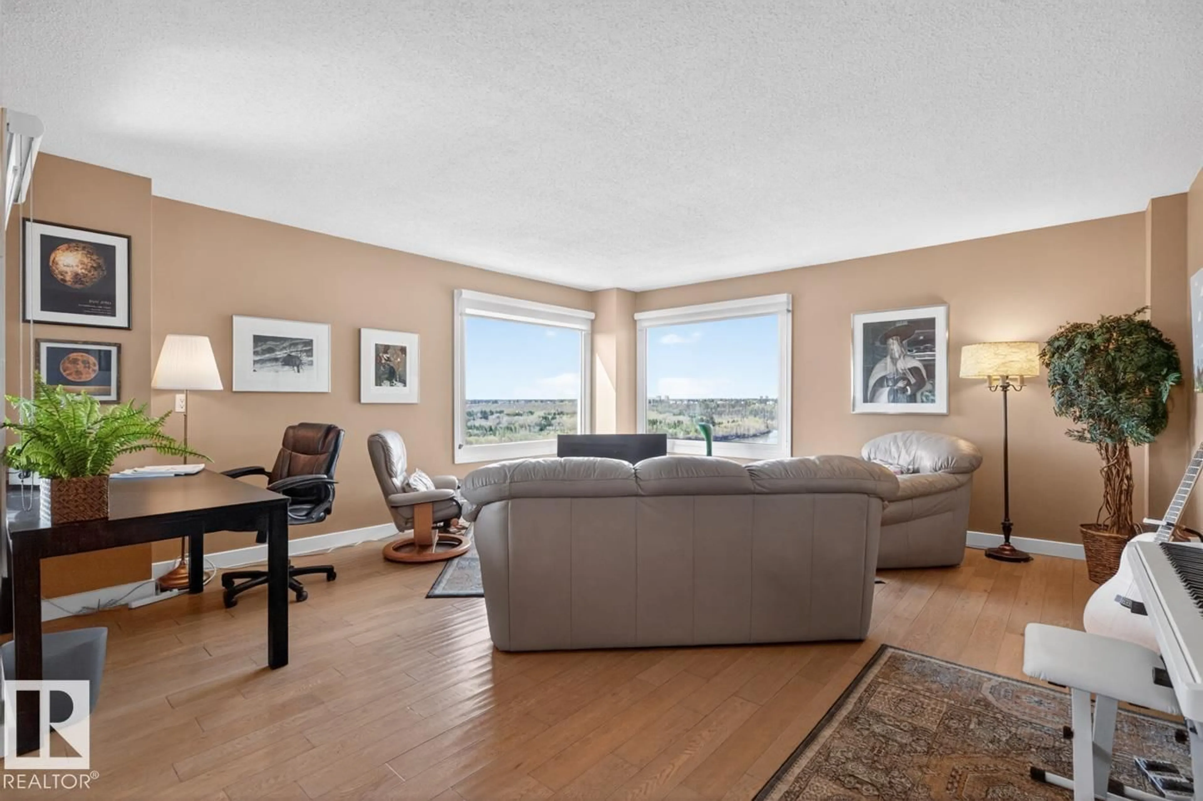Living room with furniture, unknown for #602 - 12303 JASPER AV, Edmonton Alberta T5N3K7