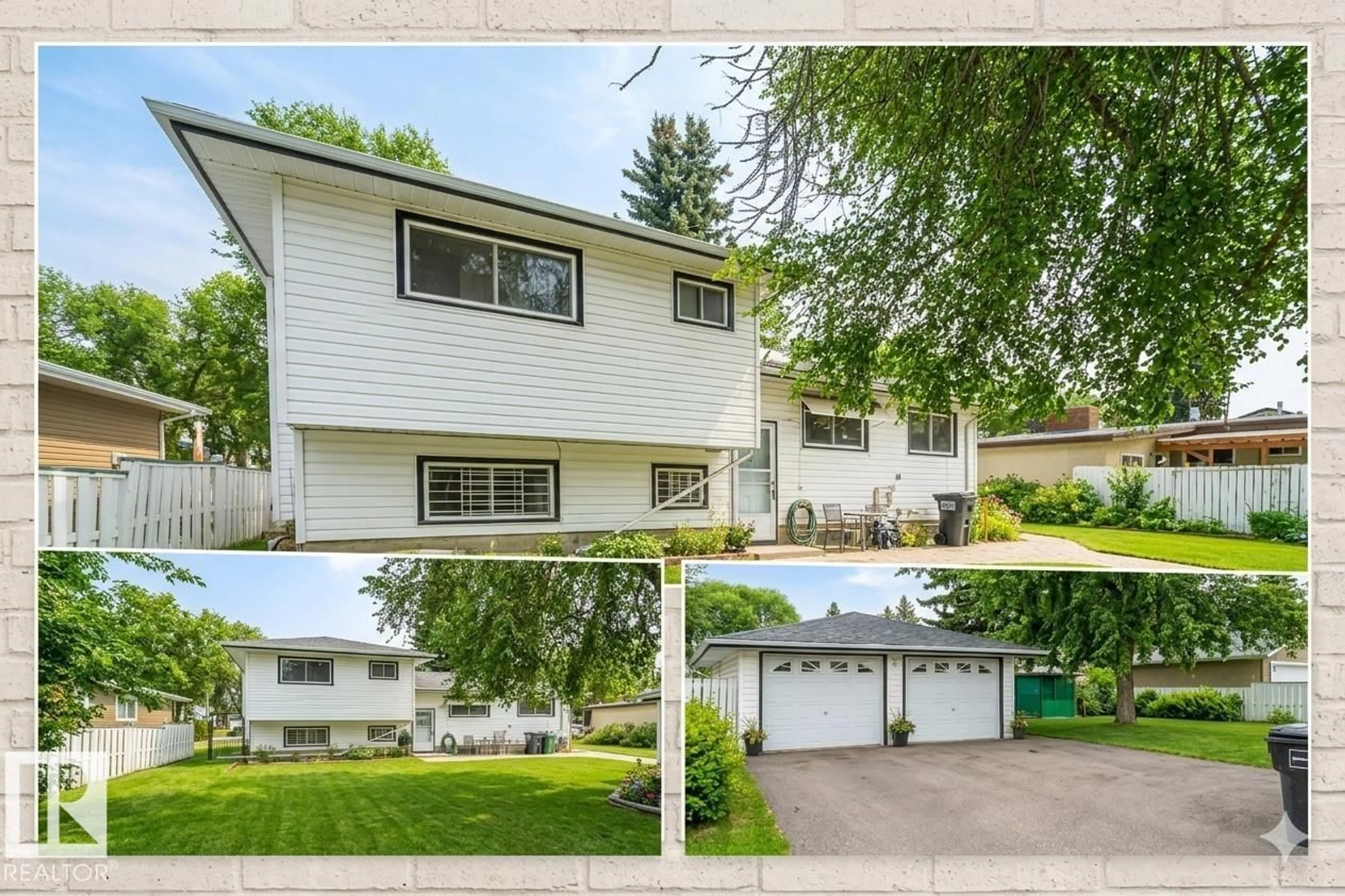 A pic from outside/outdoor area/front of a property/back of a property/a pic from drone, street for NW - 6411 149 STREET ST, Edmonton Alberta T5A1W1