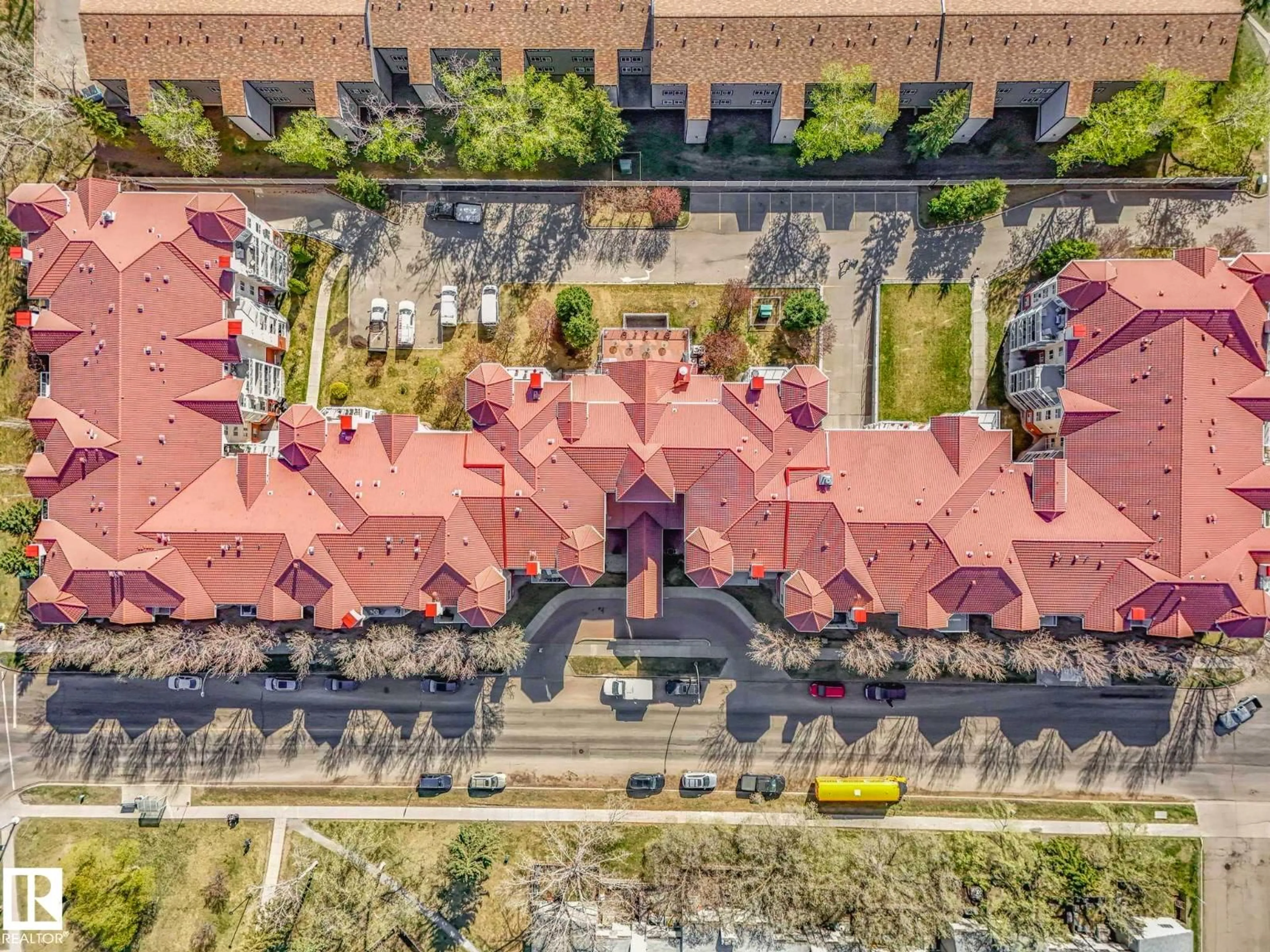 A pic from outside/outdoor area/front of a property/back of a property/a pic from drone, city buildings view from balcony for #302 - 6703 172 ST, Edmonton Alberta T5T6H9