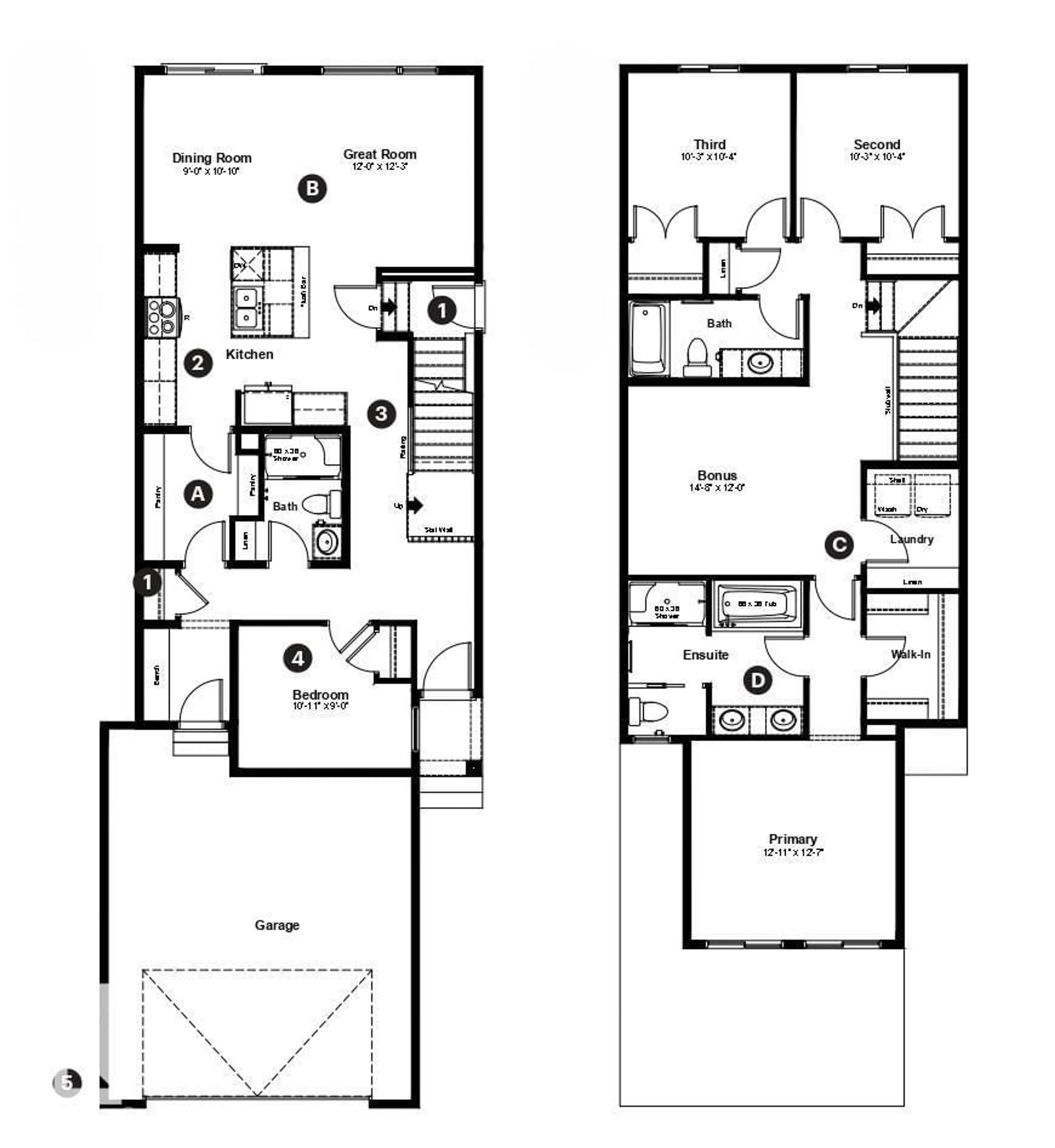 Floor plan for 6129 DANSEREAU CR, Beaumont Alberta T4X3E1