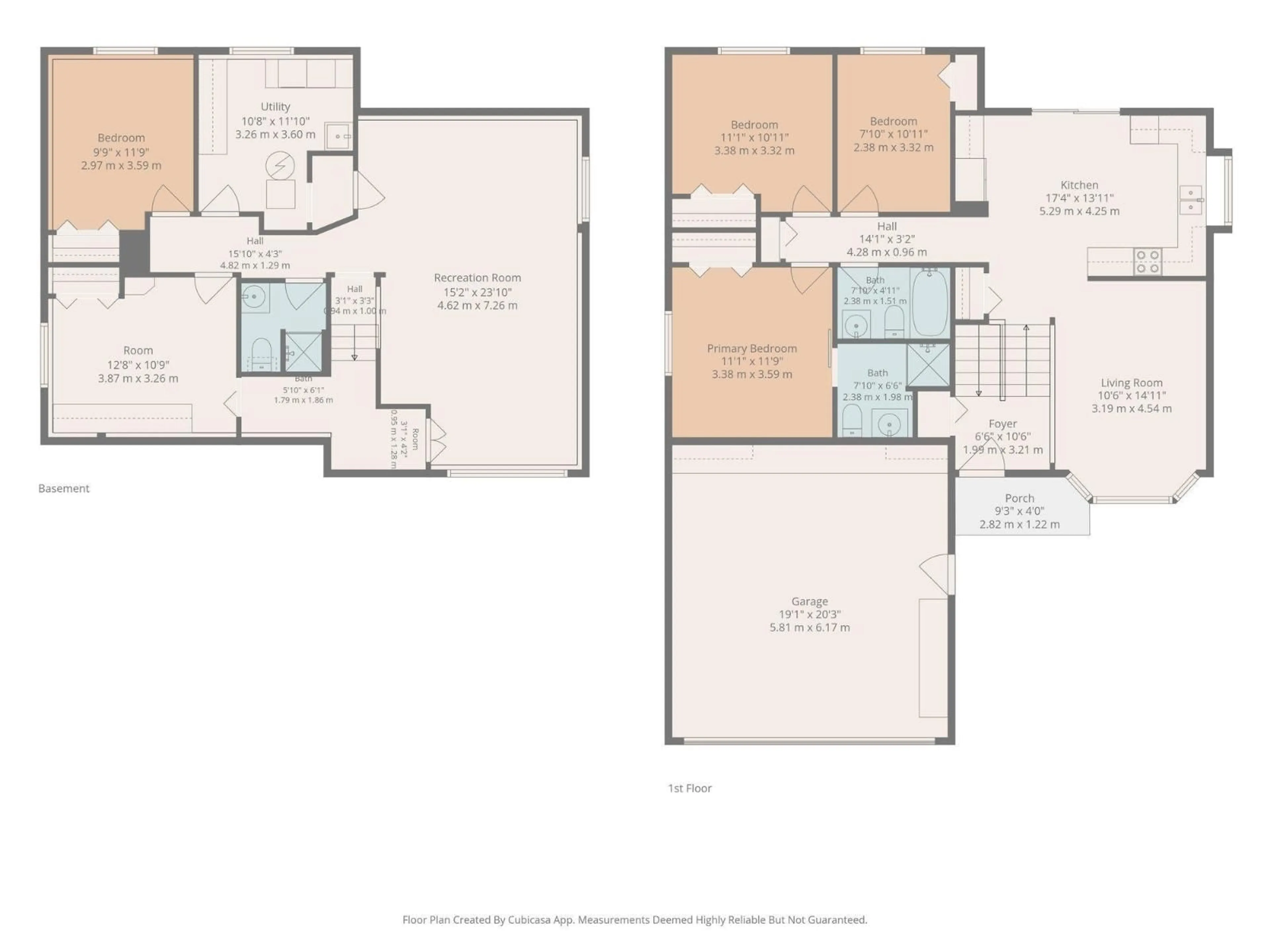 Floor plan for 114 WESTBOURNE RD, Spruce Grove Alberta T7X1R6