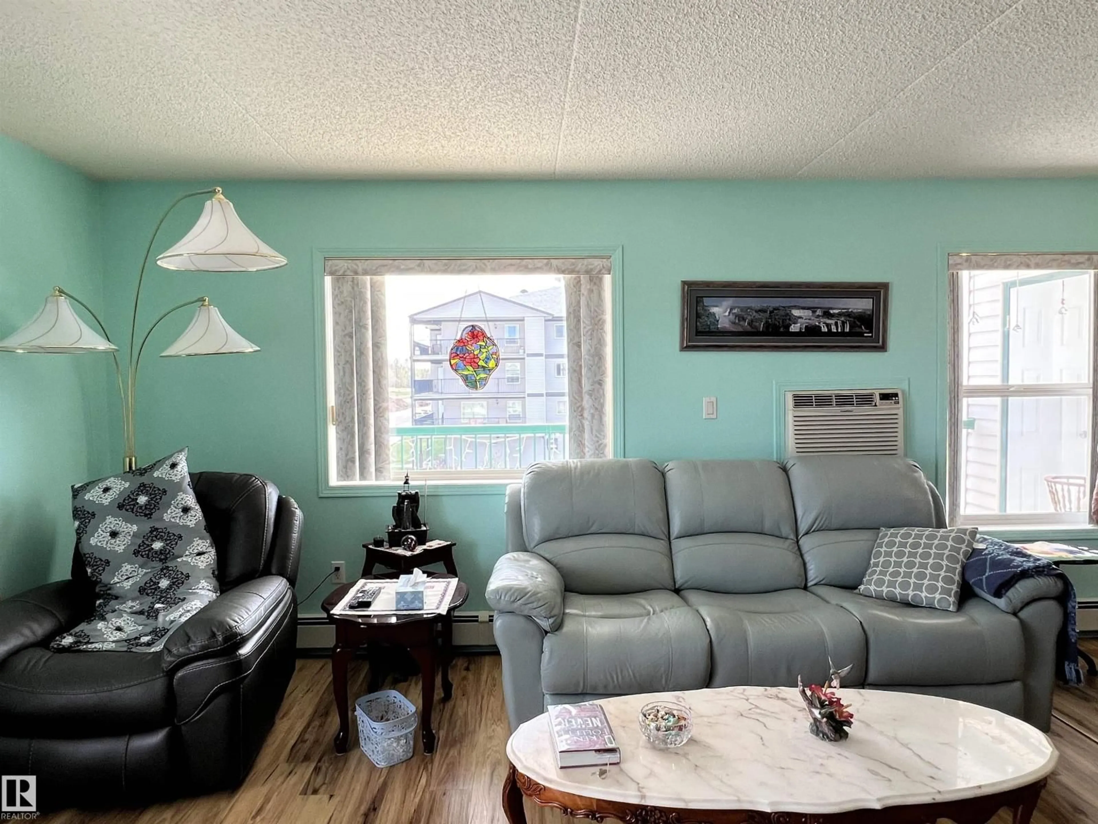 Living room with furniture, unknown for 303 - 4004 47 ST, Drayton Valley Alberta T7A0A2
