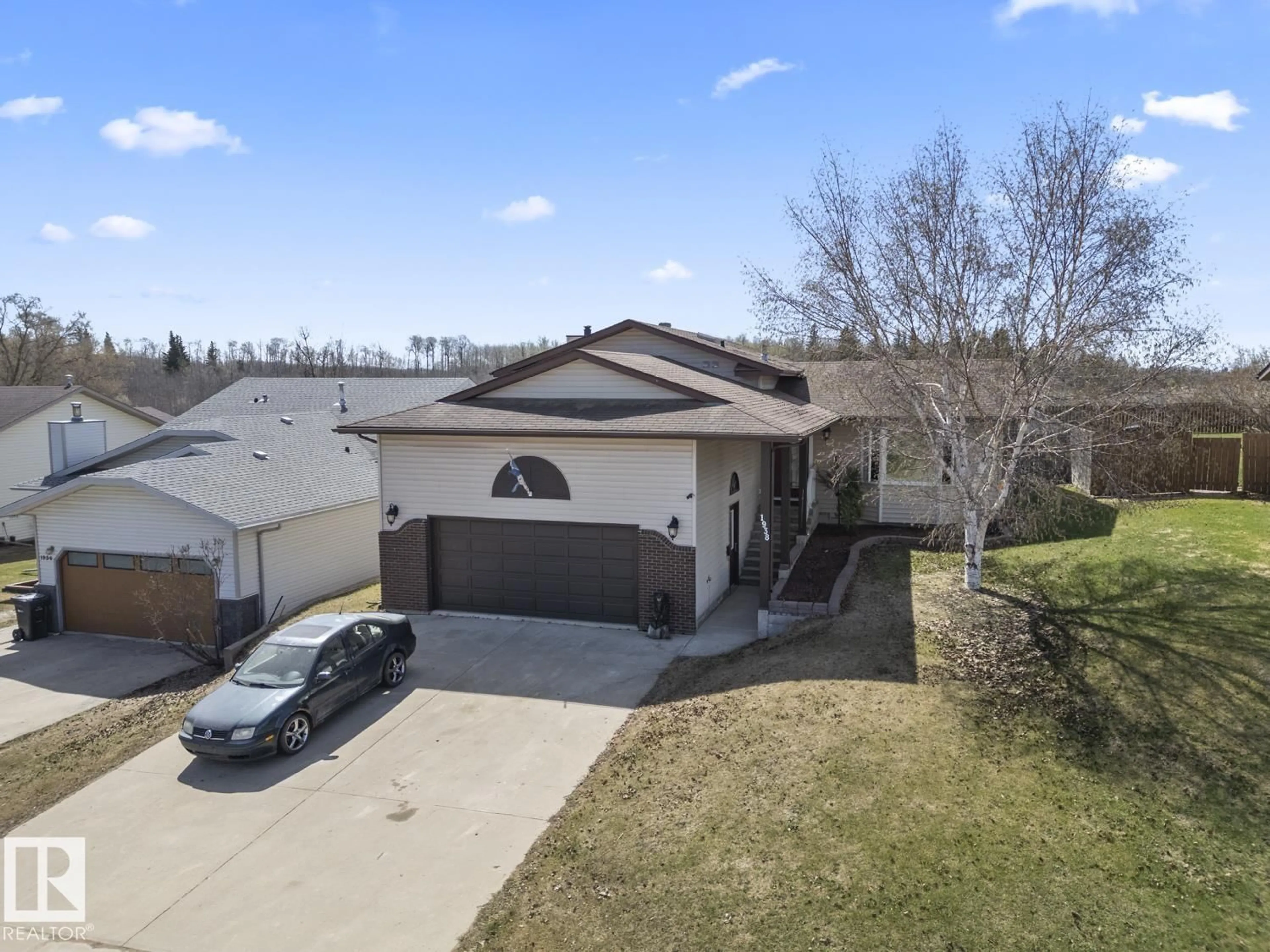 A pic from outside/outdoor area/front of a property/back of a property/a pic from drone, street for 1938 FOREST DR, Cold Lake Alberta T9M1M1