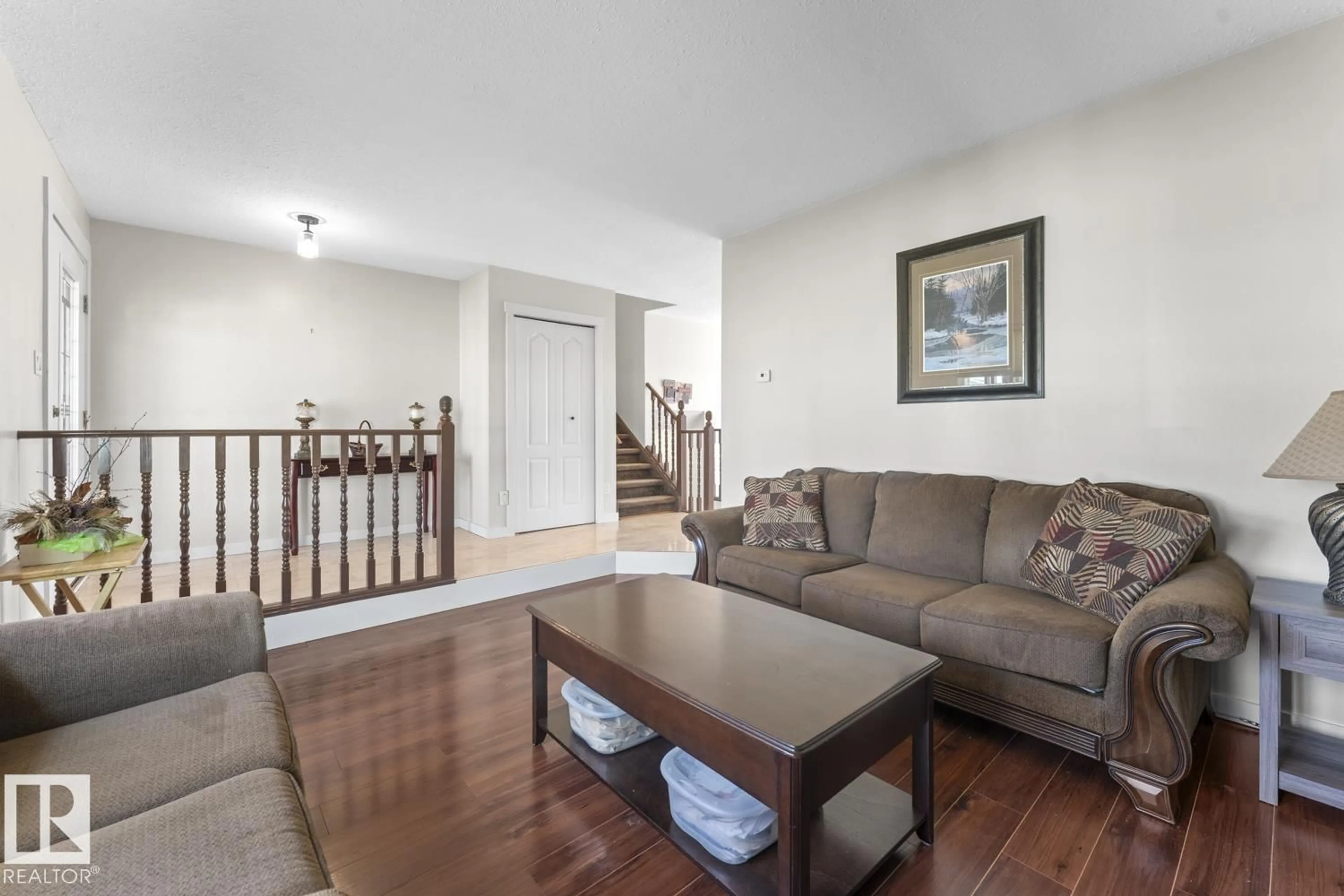 Living room with furniture, unknown for 1938 FOREST DR, Cold Lake Alberta T9M1M1