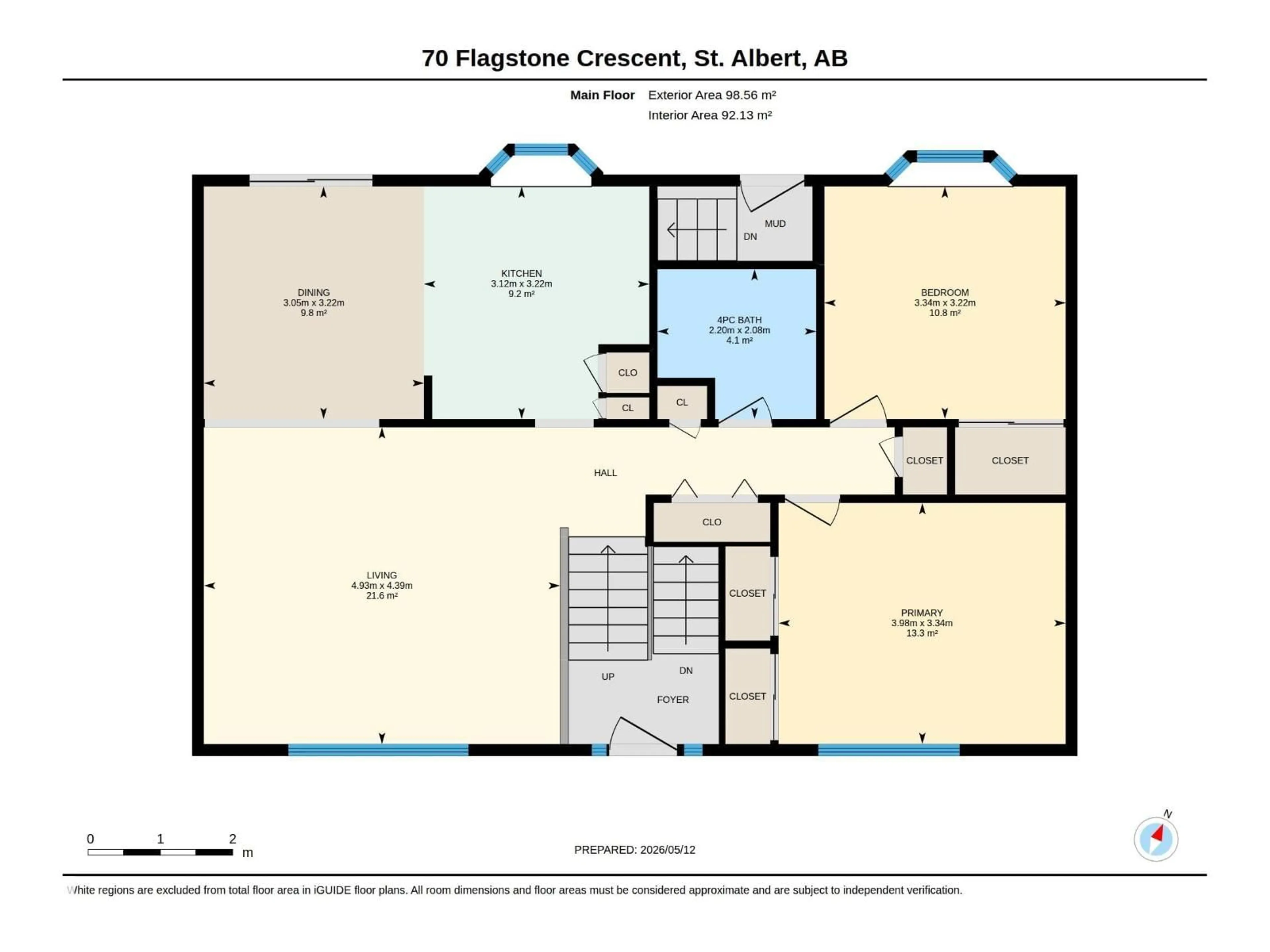 Floor plan for 70 FLAGSTONE CR, St. Albert Alberta T8N1R3
