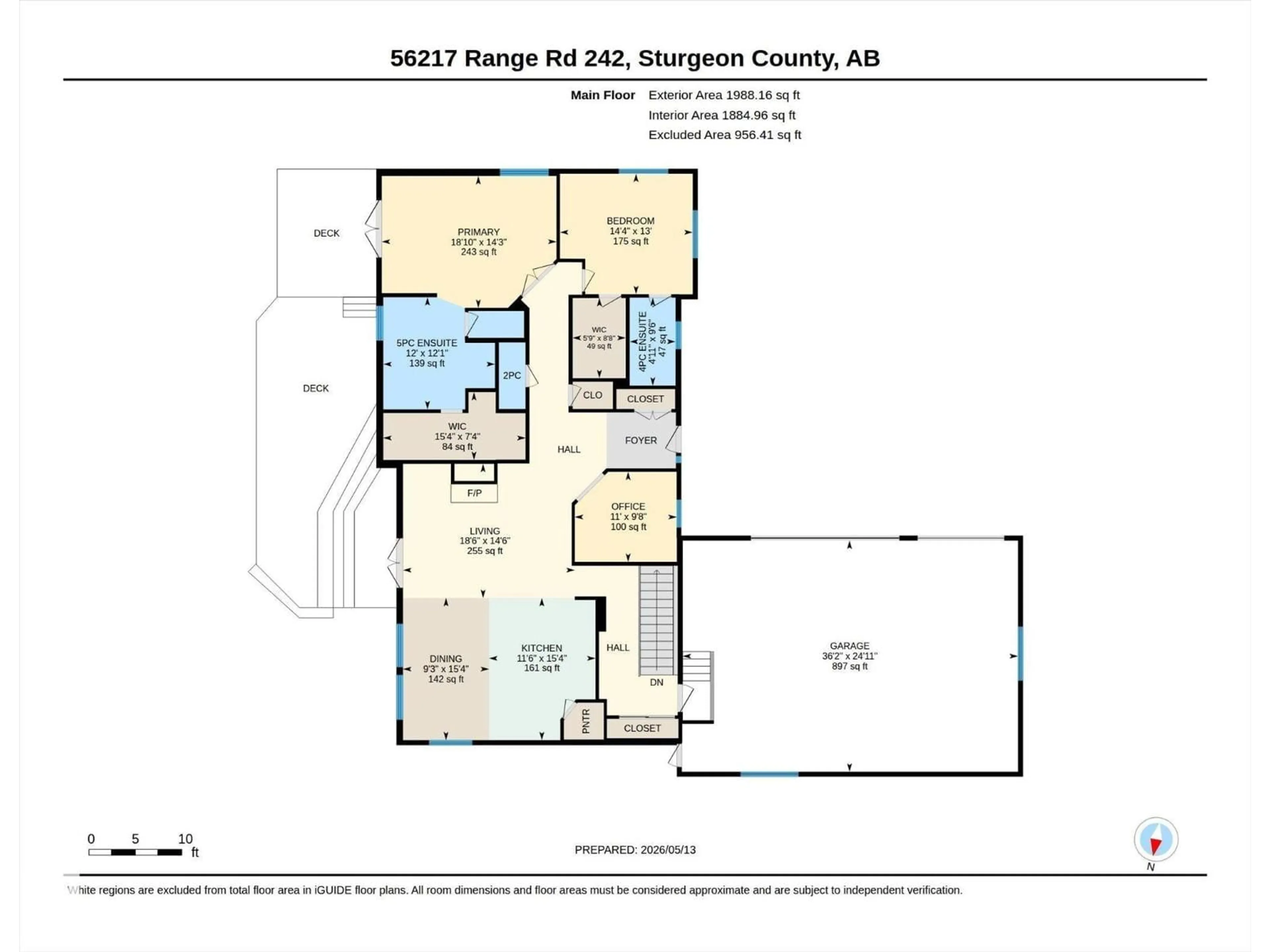 Floor plan for 56217 RGE ROAD 242, Rural Sturgeon County Alberta T0A0K3
