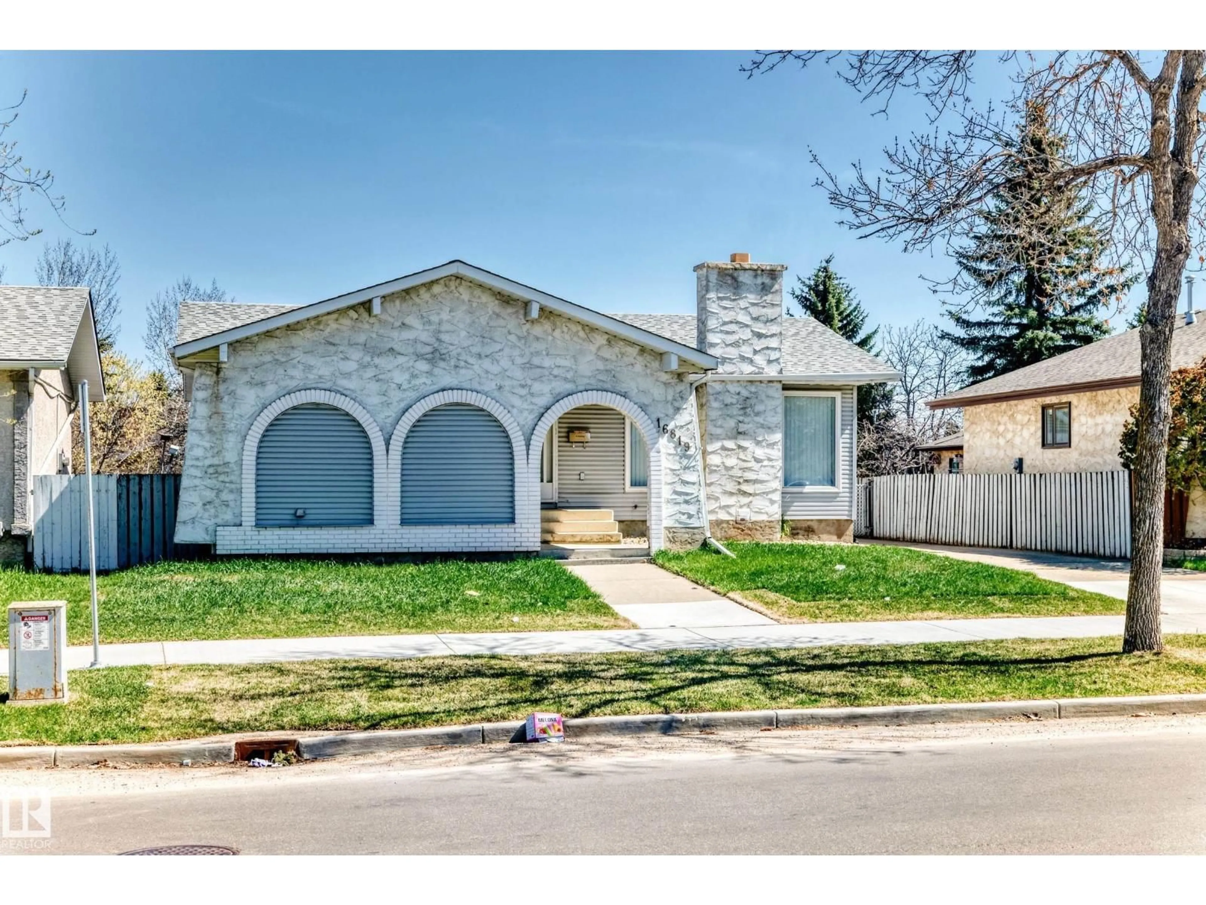 Home with brick exterior material, street for NW - 16819 109 ST, Edmonton Alberta T5X2R5