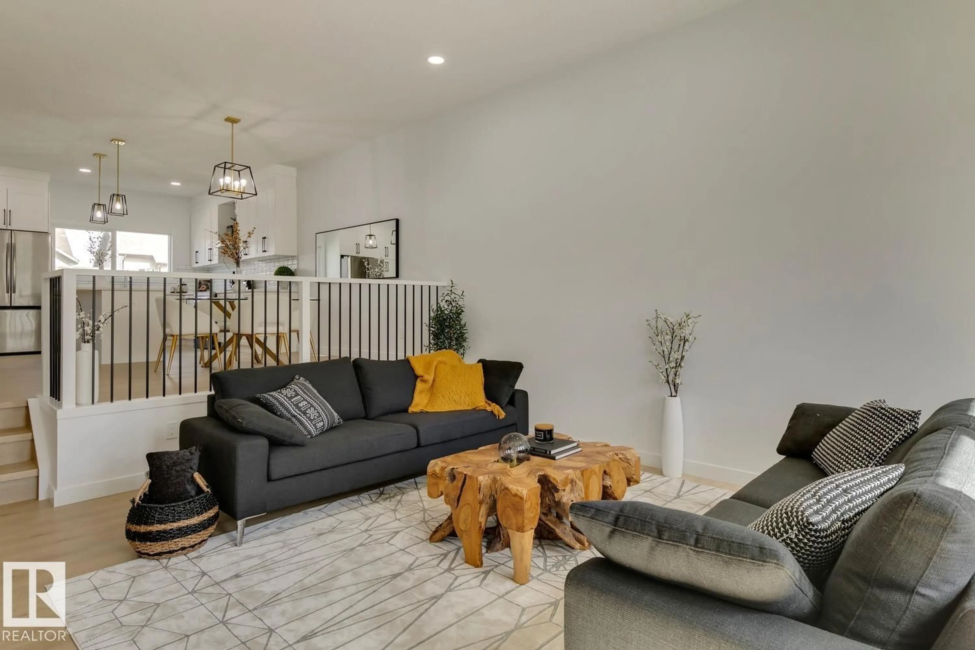 Living room with furniture, unknown for 10213 92A AV, Morinville Alberta T8R2R4