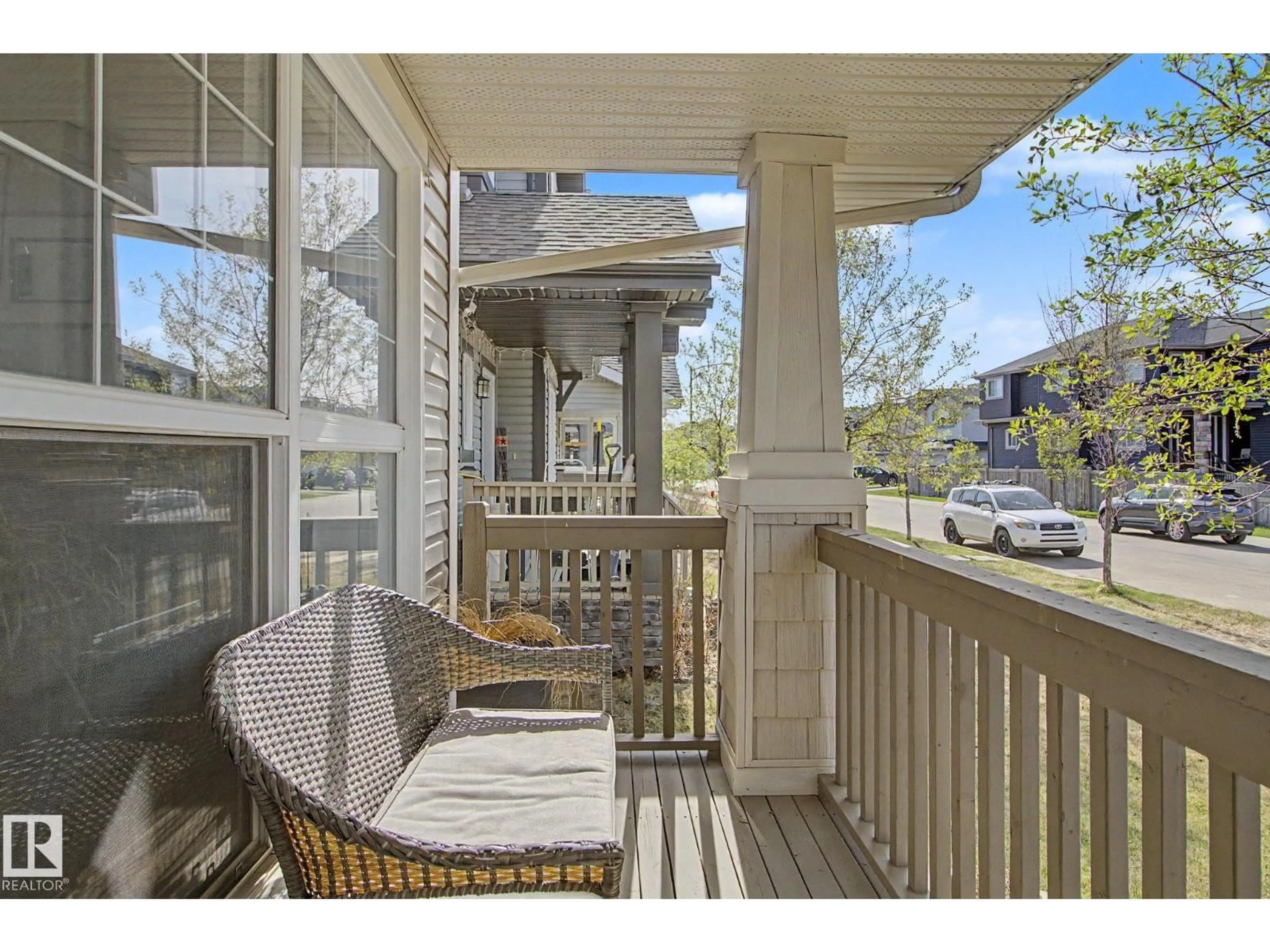Patio, water/lake/river/ocean view for 7363 179 AV, Edmonton Alberta T5Z0M7