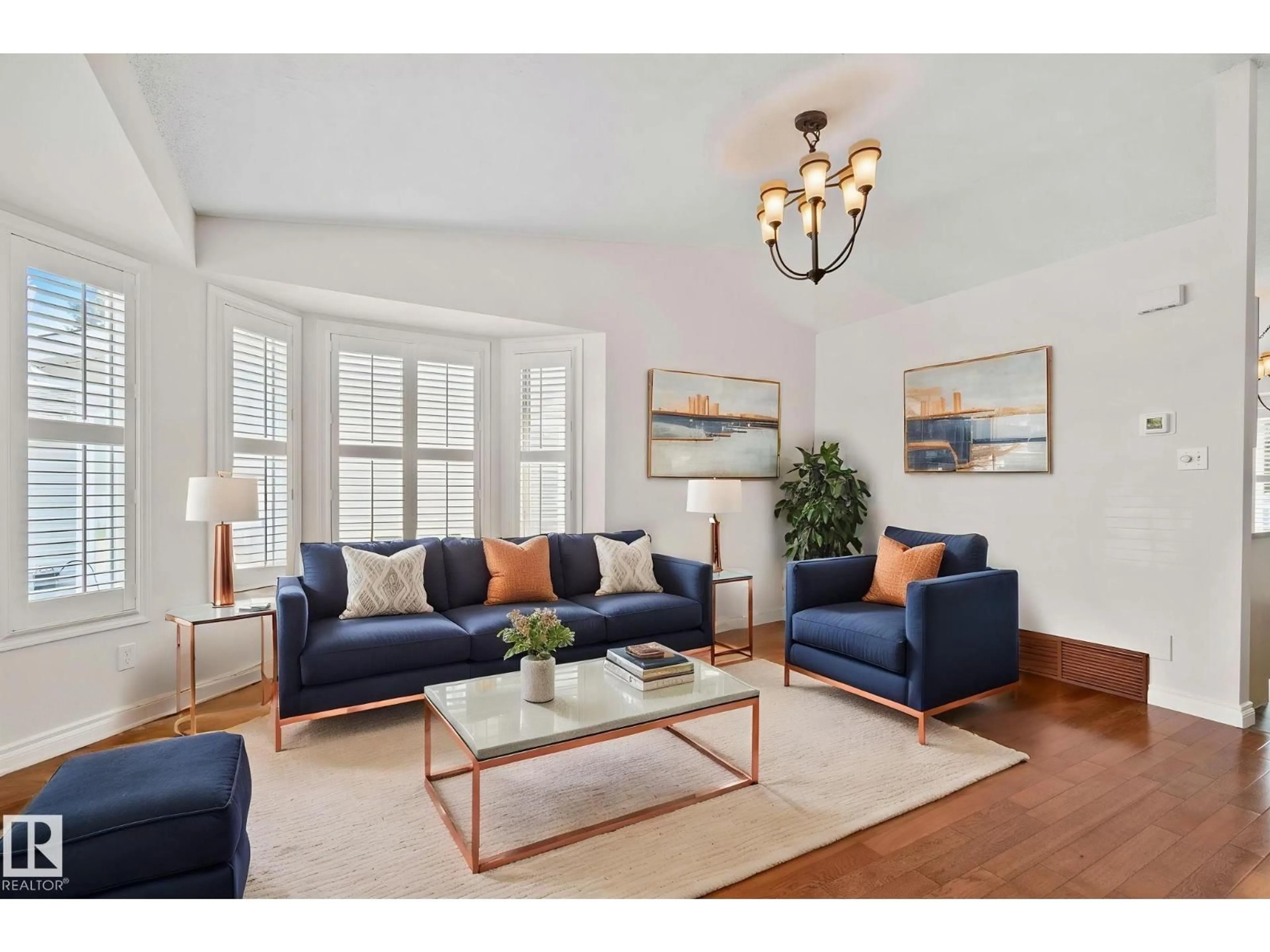 Living room with furniture, unknown for 18903 70 AV, Edmonton Alberta T5T5E1