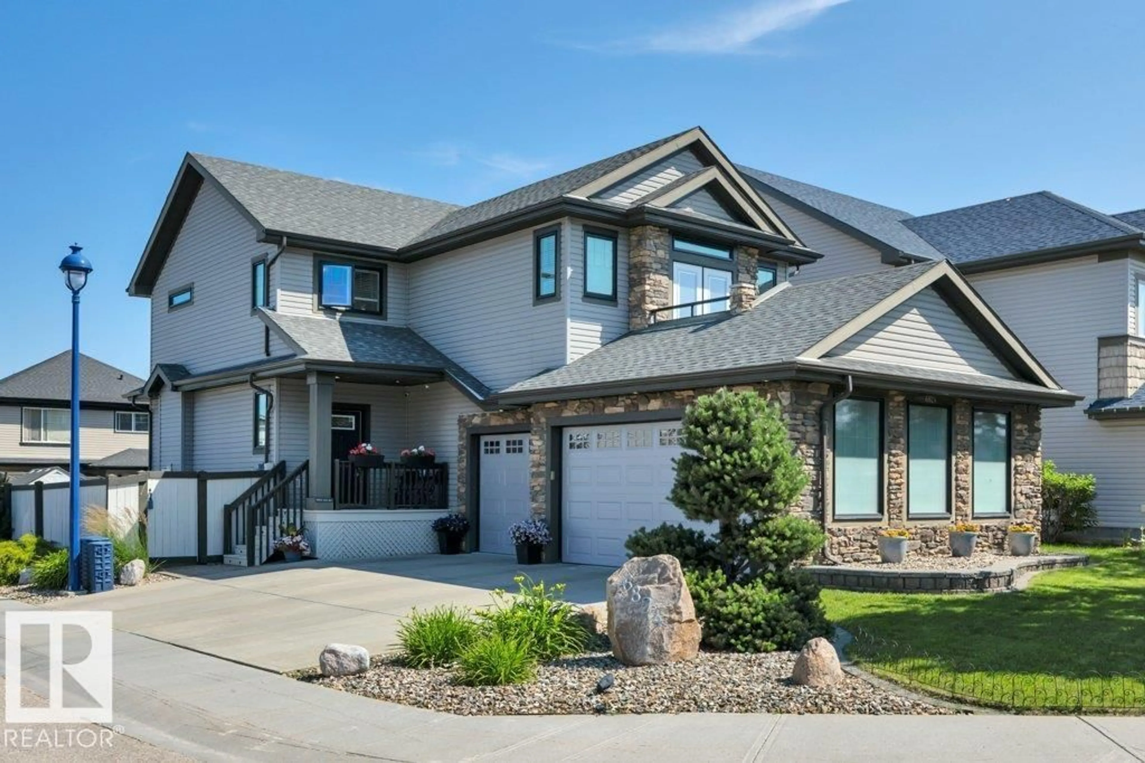 Home with brick exterior material, street for 6824 19A AV, Edmonton Alberta T6X0M1