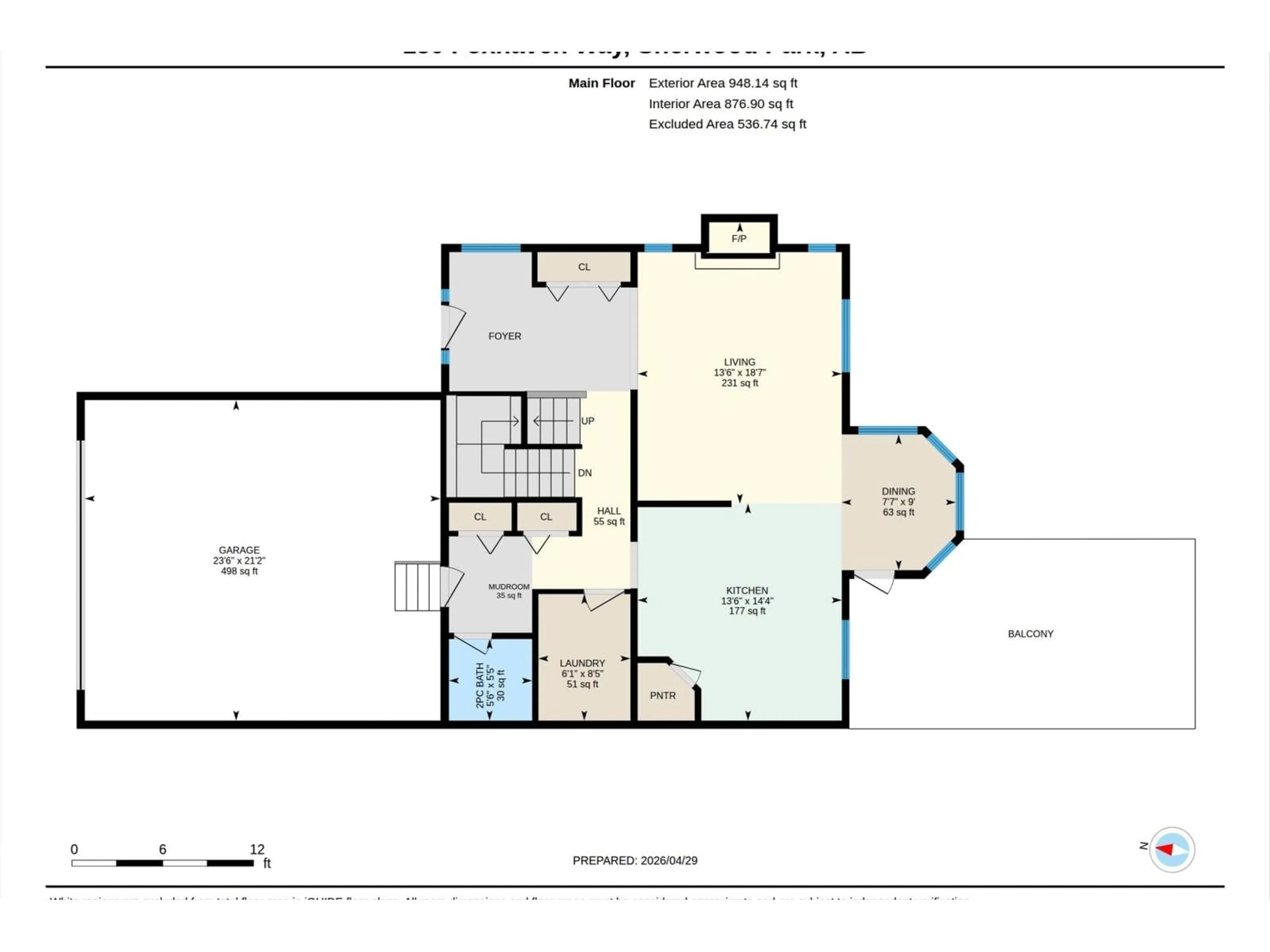 Floor plan for 130 FOXHAVEN WY, Sherwood Park Alberta T8A6N4