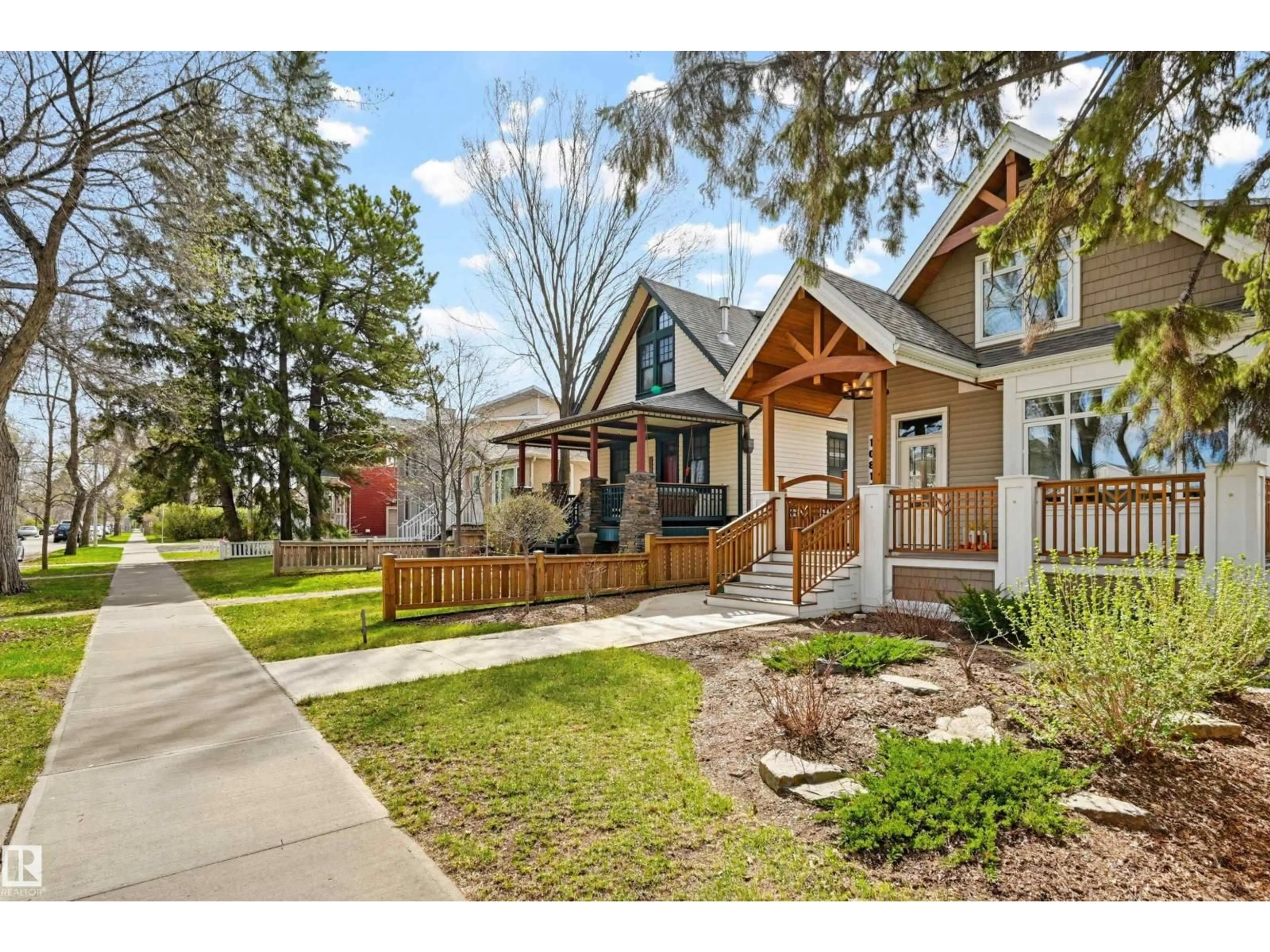 Home with brick exterior material, street for 10813 74 AV, Edmonton Alberta T6E1G8