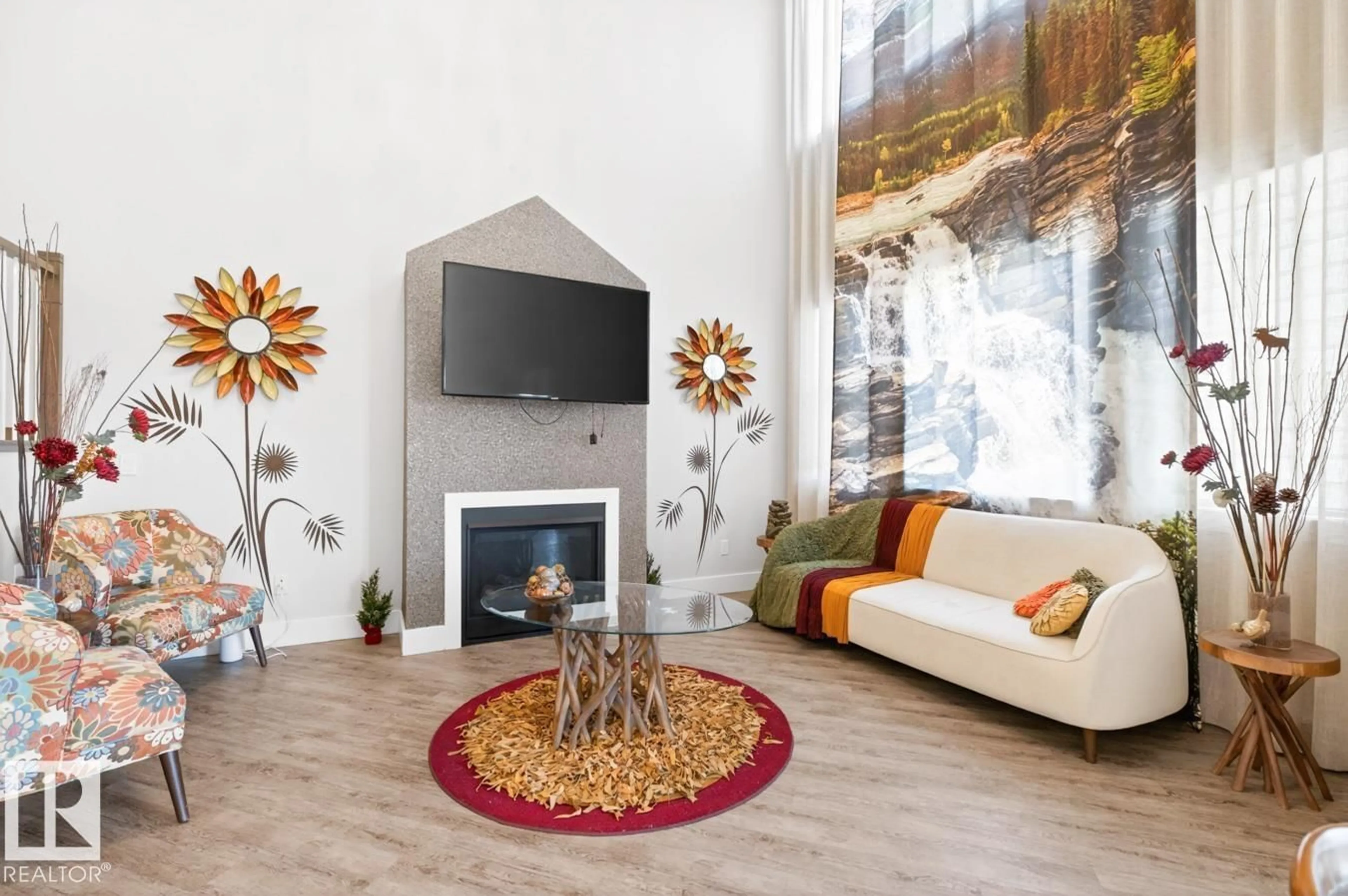 Living room with furniture, unknown for 7942 ERASMUS CR, Edmonton Alberta T6M0S2