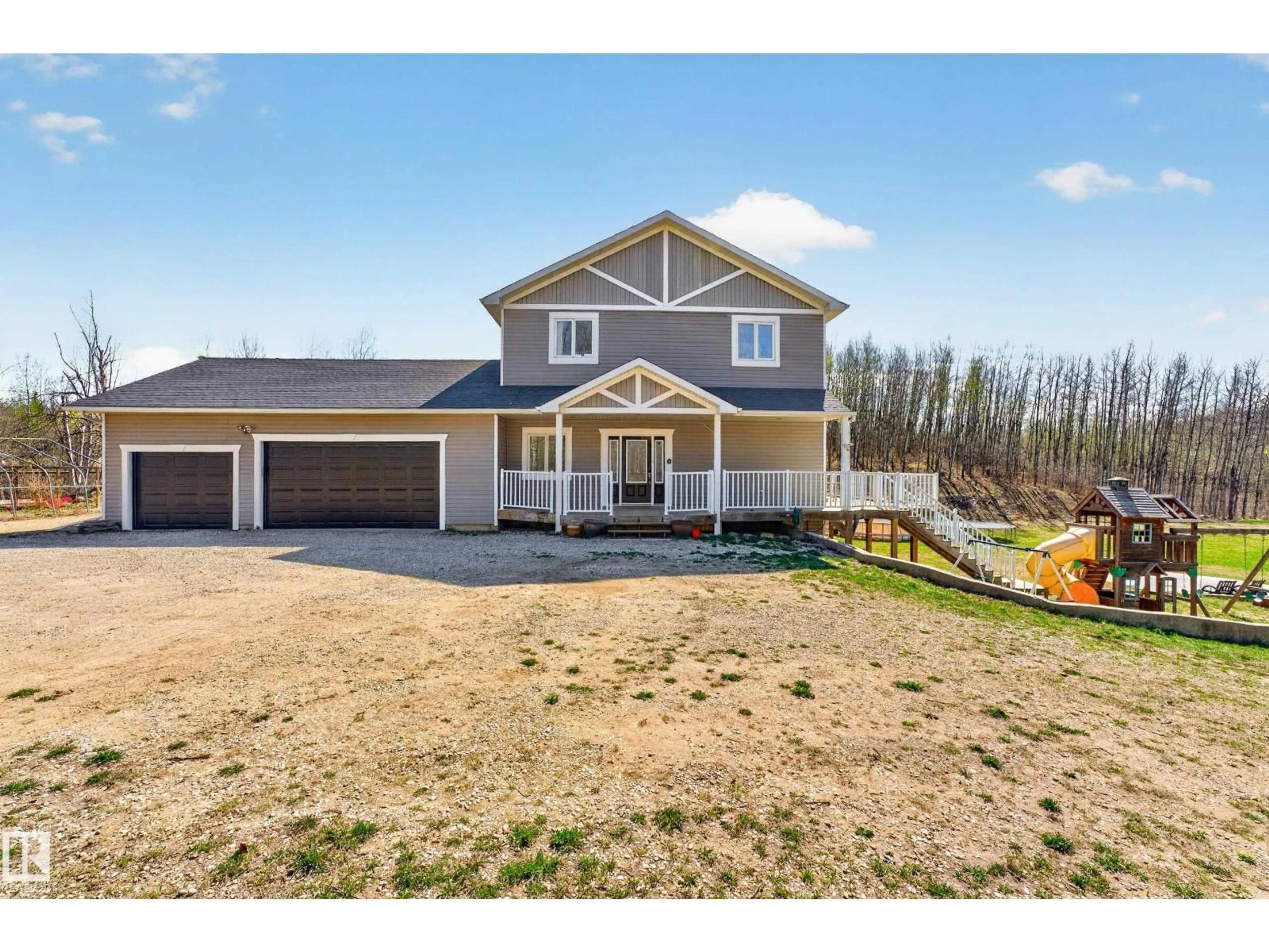 A pic from outside/outdoor area/front of a property/back of a property/a pic from drone, unknown for 53407 - 65 RGE ROAD 30, Rural Parkland County Alberta T7Y0E4