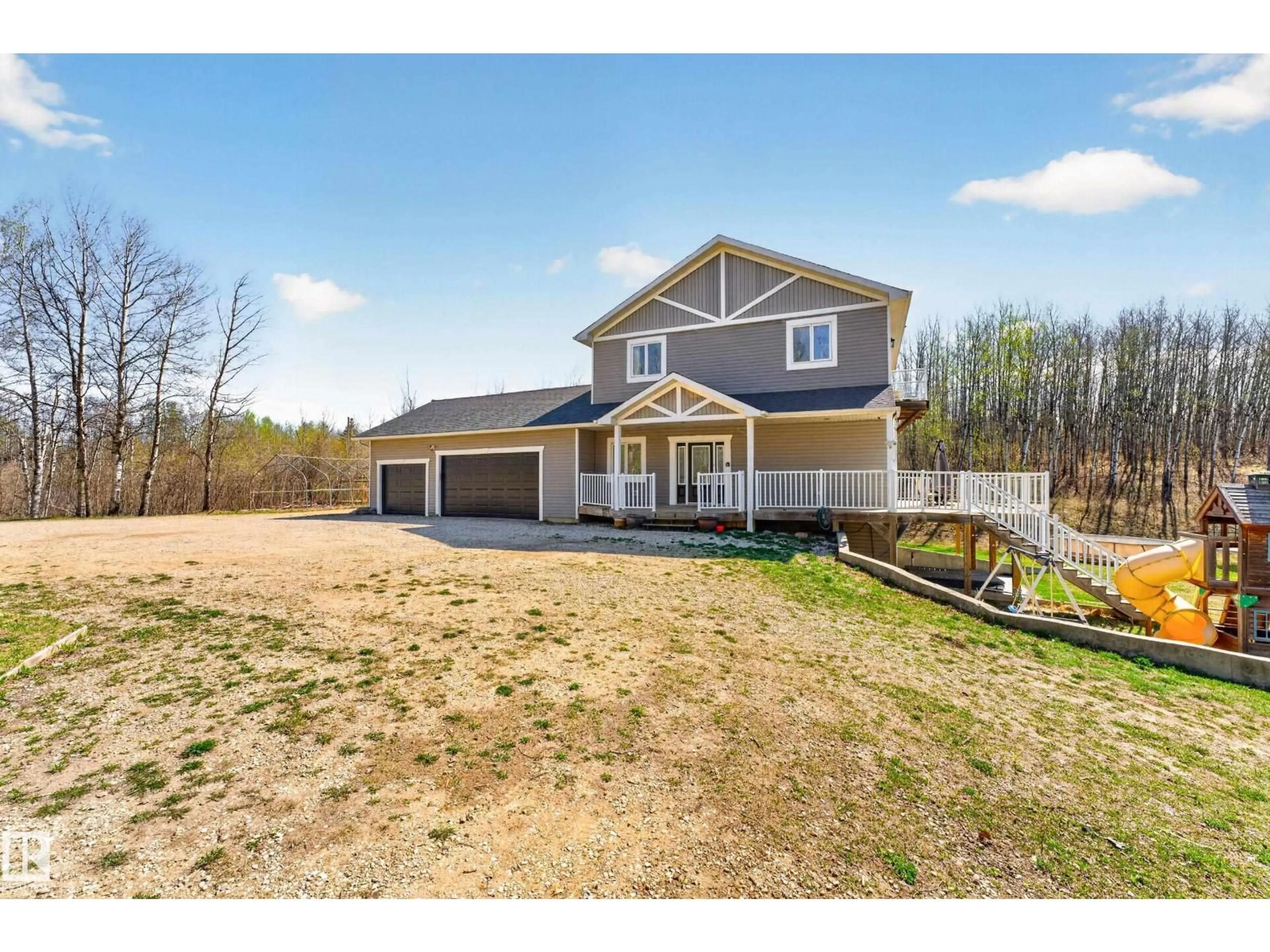 A pic from outside/outdoor area/front of a property/back of a property/a pic from drone, unknown for 53407 - 65 RGE ROAD 30, Rural Parkland County Alberta T7Y0E4