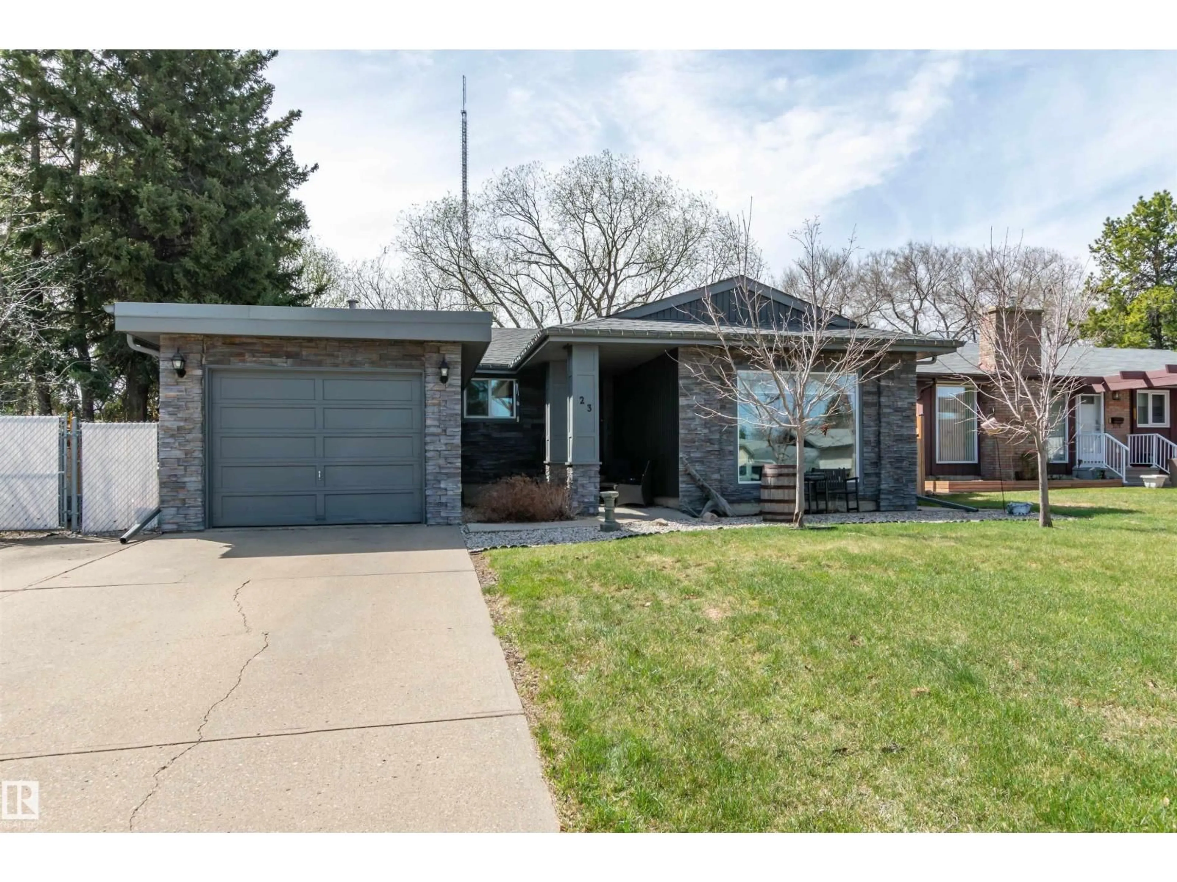 Home with brick exterior material, street for 23 CIRCLEWOOD DR, Sherwood Park Alberta T8A0K5
