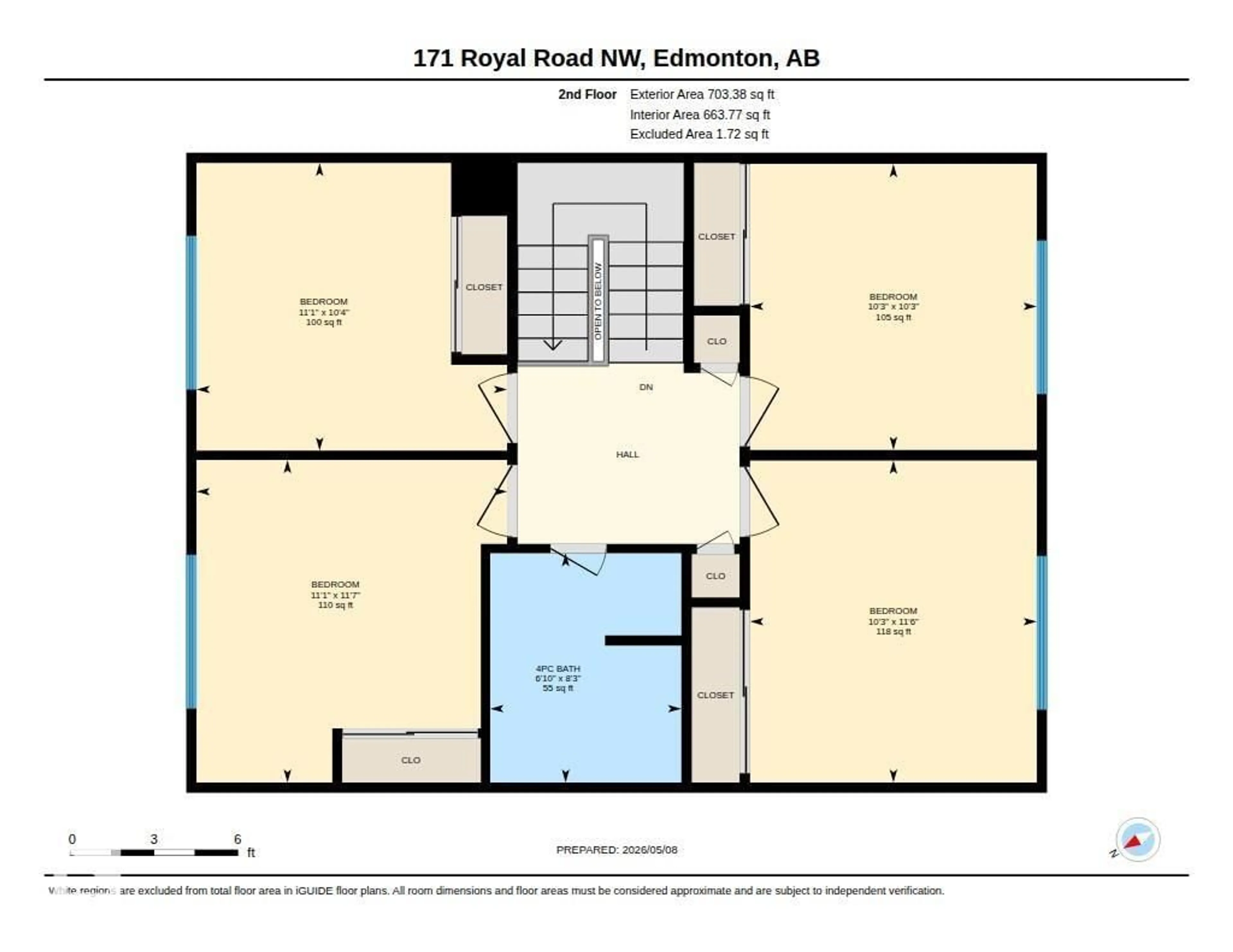 Floor plan for 171 ROYAL RD, Edmonton Alberta T6J2E7