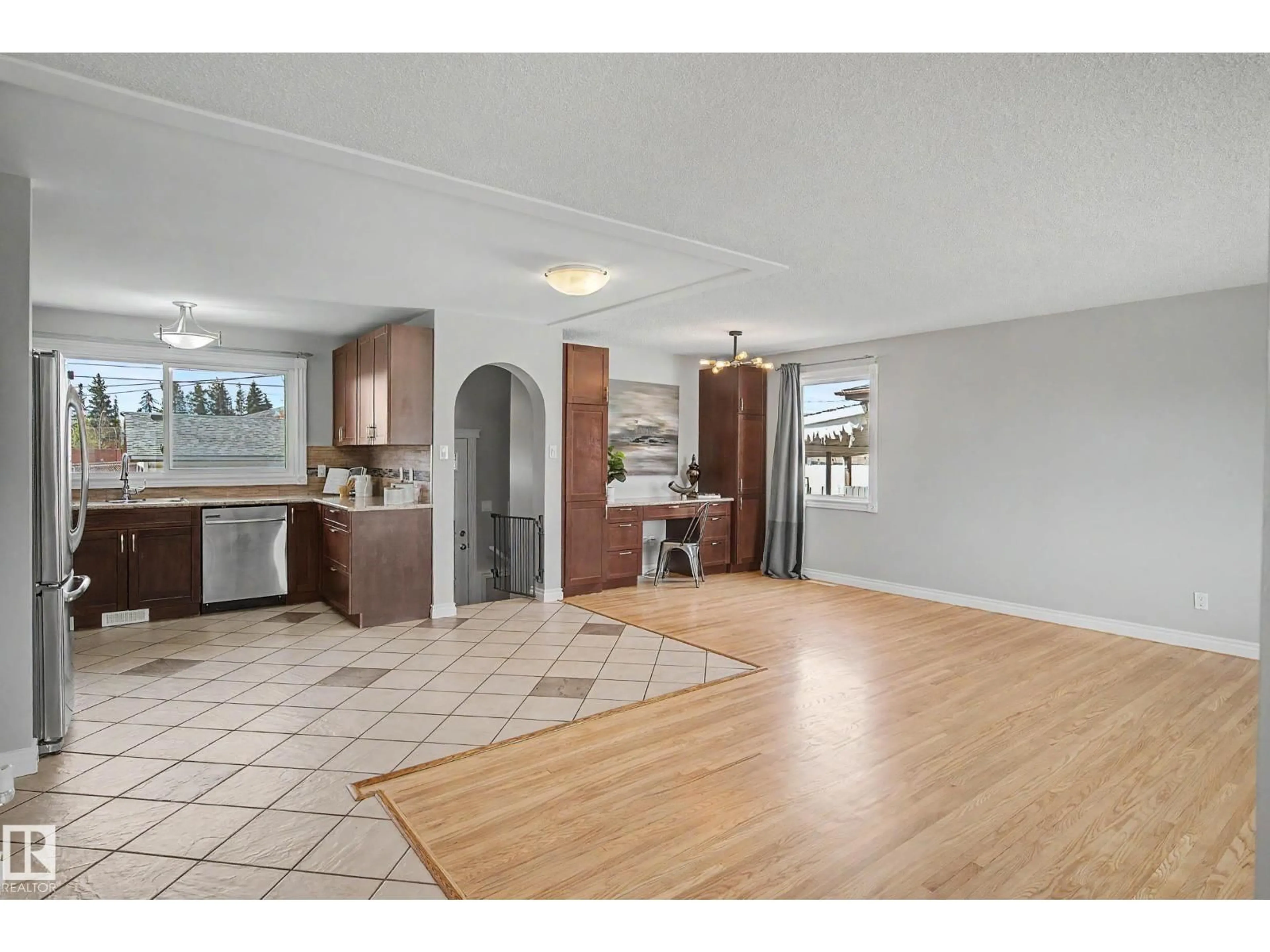 Open concept kitchen, unknown for 16715 79A AV, Edmonton Alberta T5R2J4