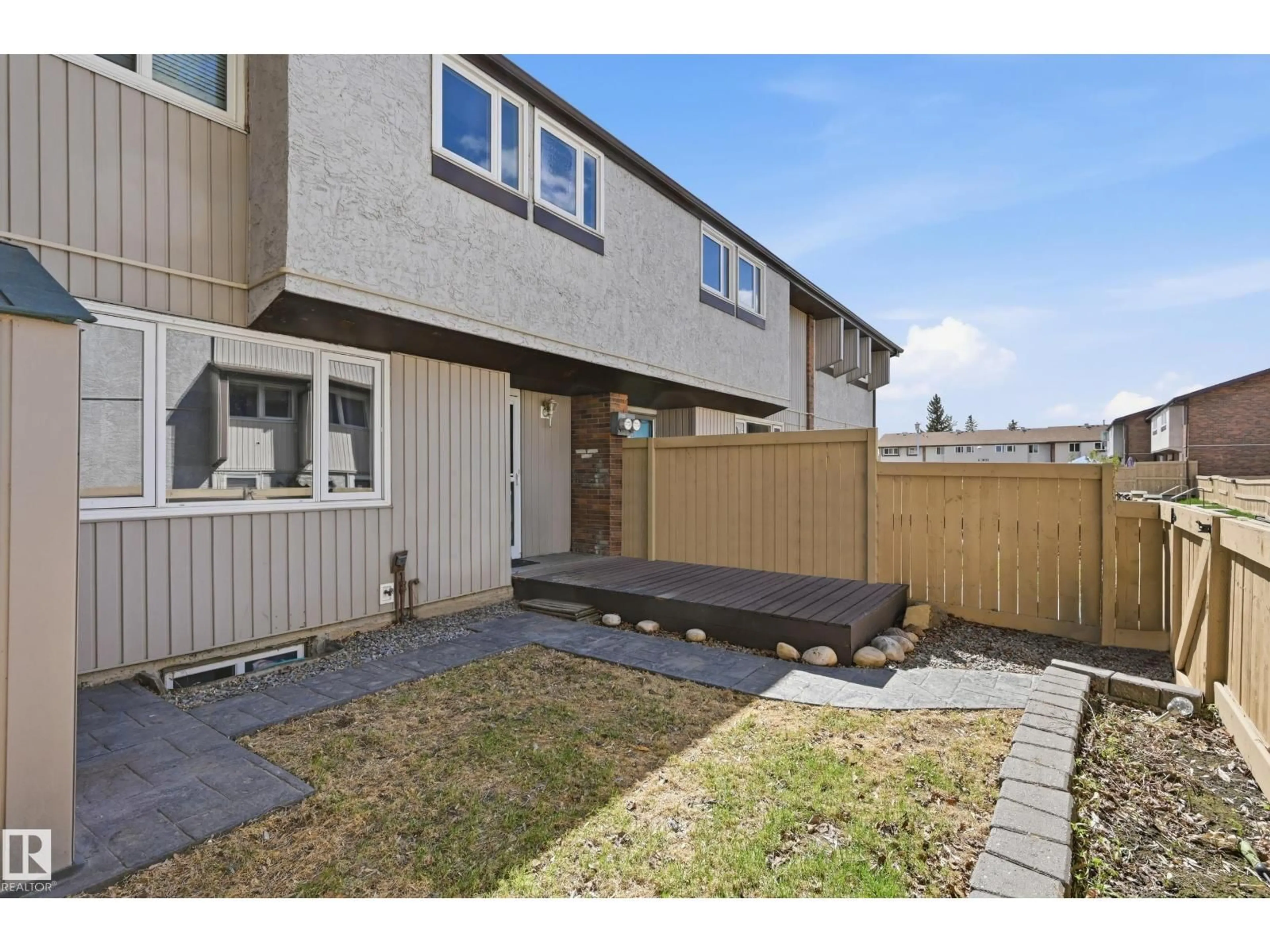 Patio, street for #9 - 8020 141 AV NW, Edmonton Alberta T5C2N9