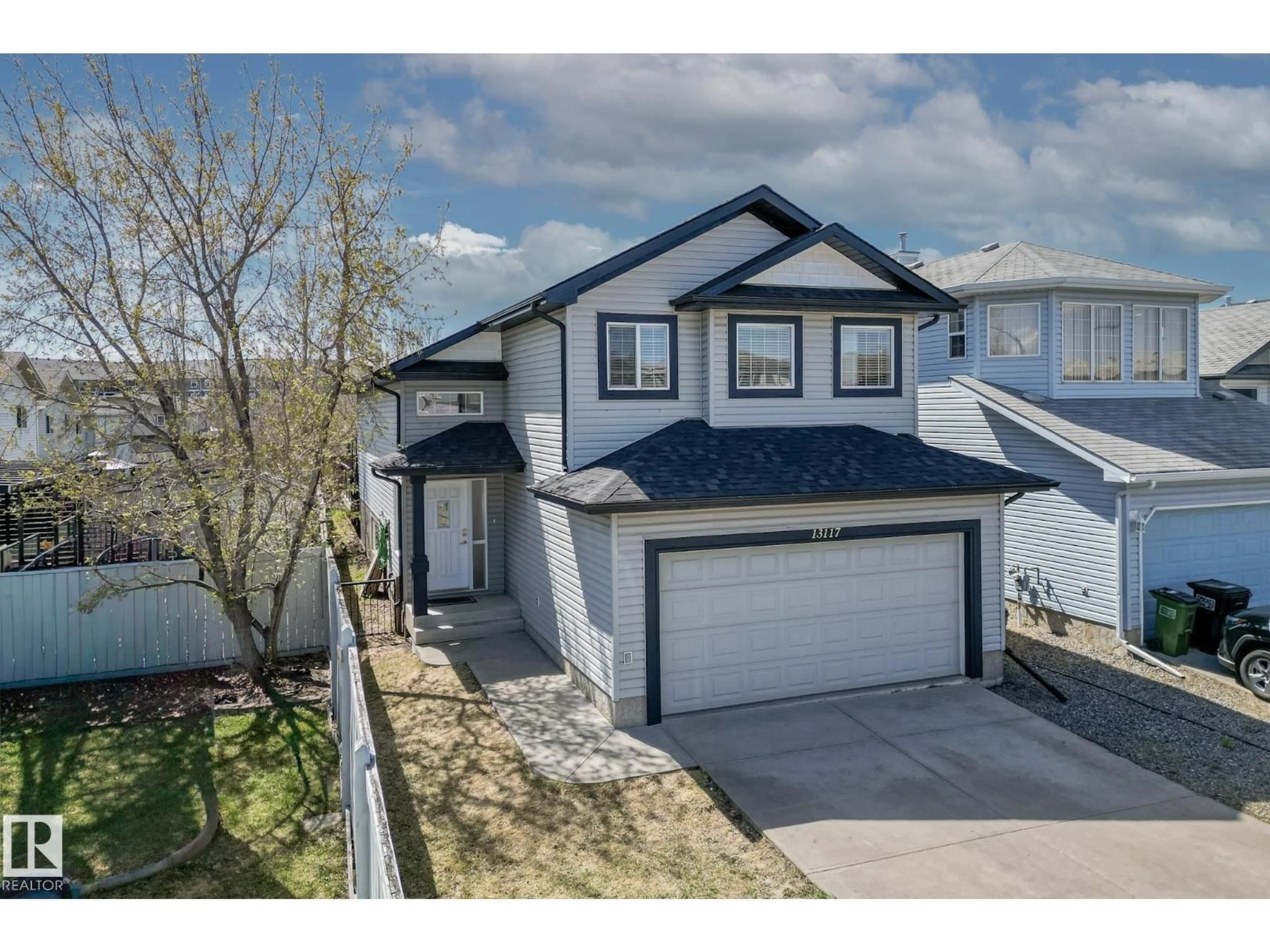 Home with vinyl exterior material, street for 13117 162A AV, Edmonton Alberta T6V1X5