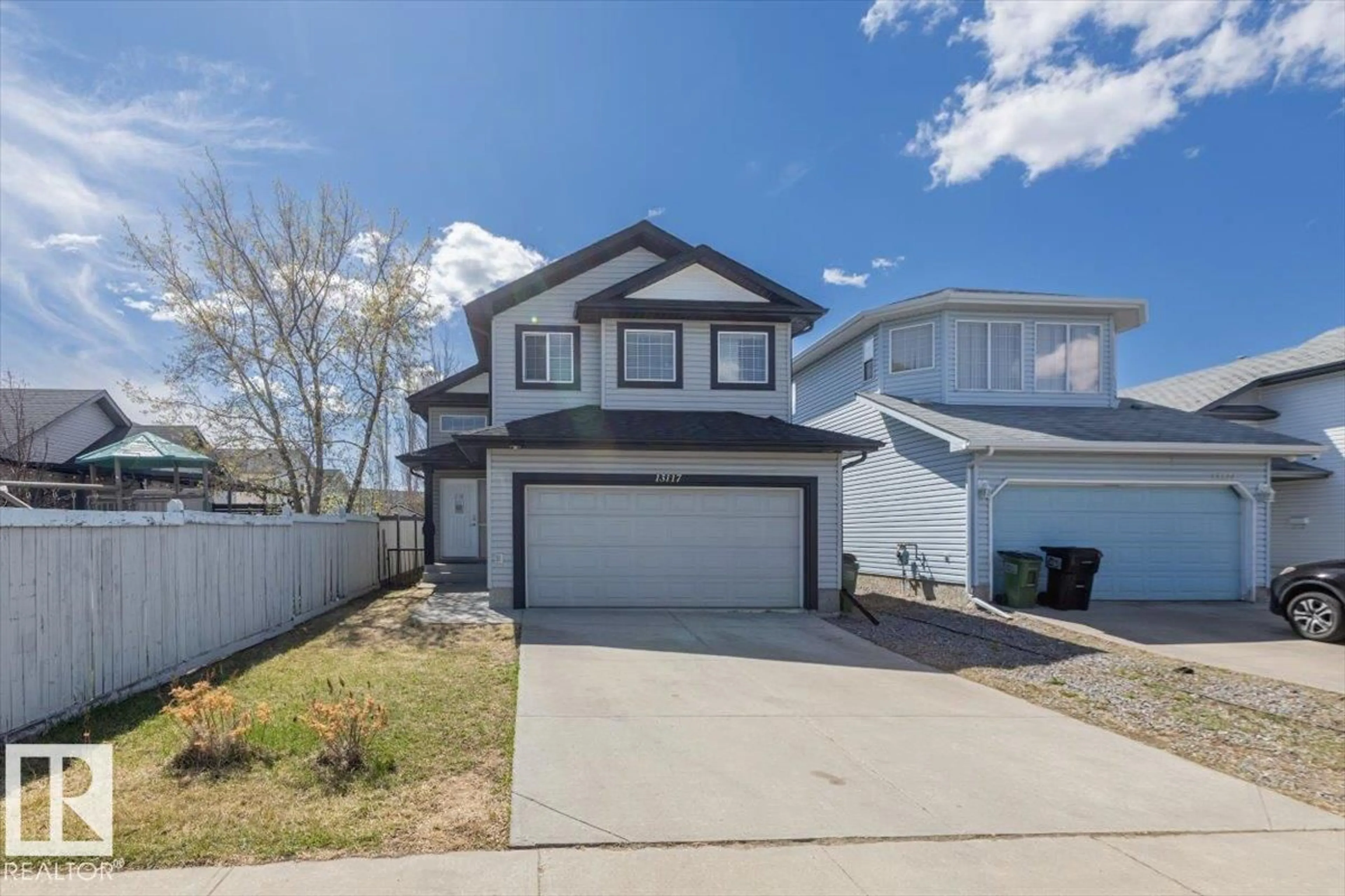 Home with vinyl exterior material, street for 13117 162A AV, Edmonton Alberta T6V1X5
