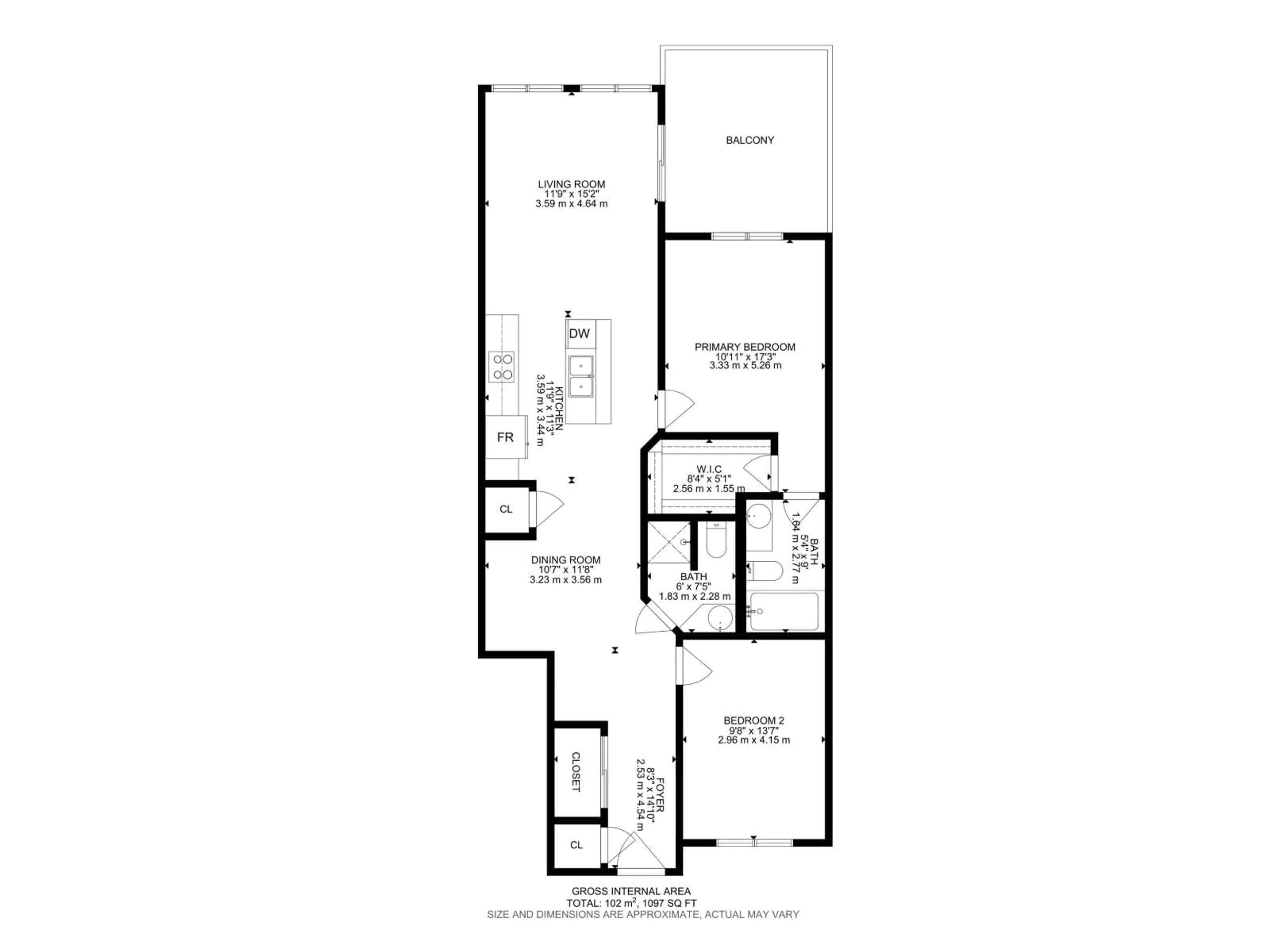 Floor plan for #330 - 10531 117 ST, Edmonton Alberta T5H0A8