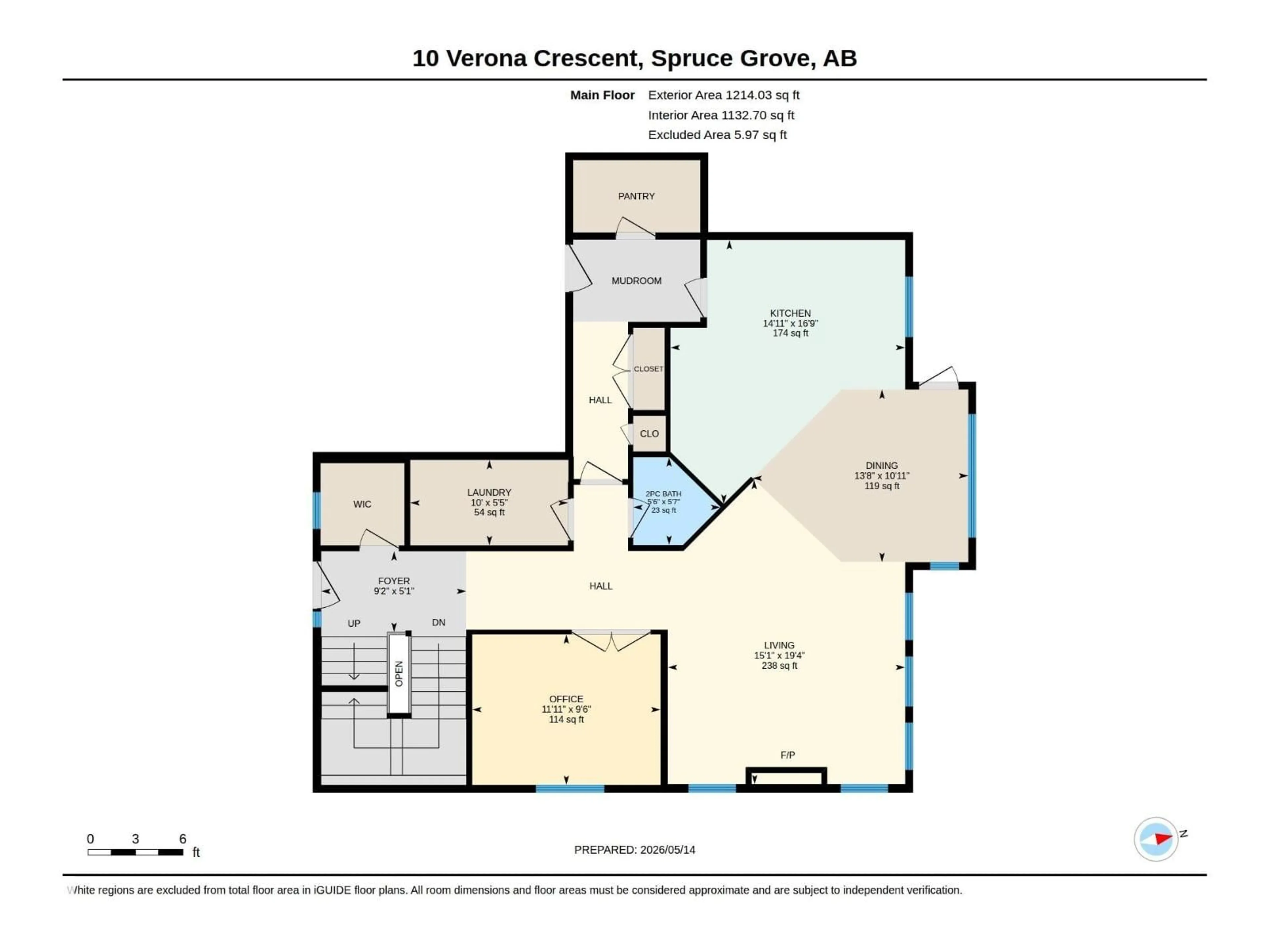 Floor plan for 10 VERONA CR, Spruce Grove Alberta T7X0J7