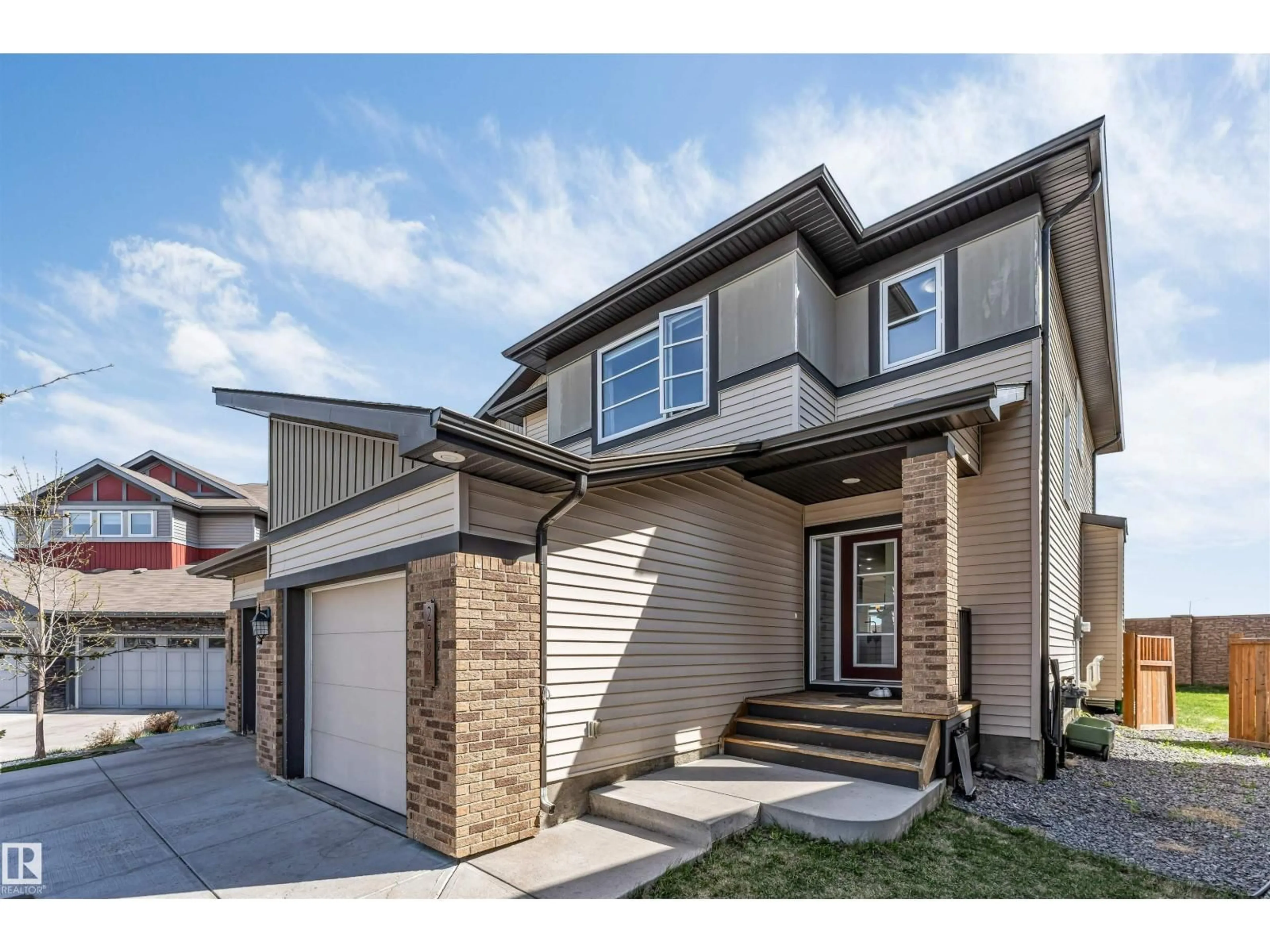 Home with brick exterior material, street for 2292 CASEY CR, Edmonton Alberta T6W3M8