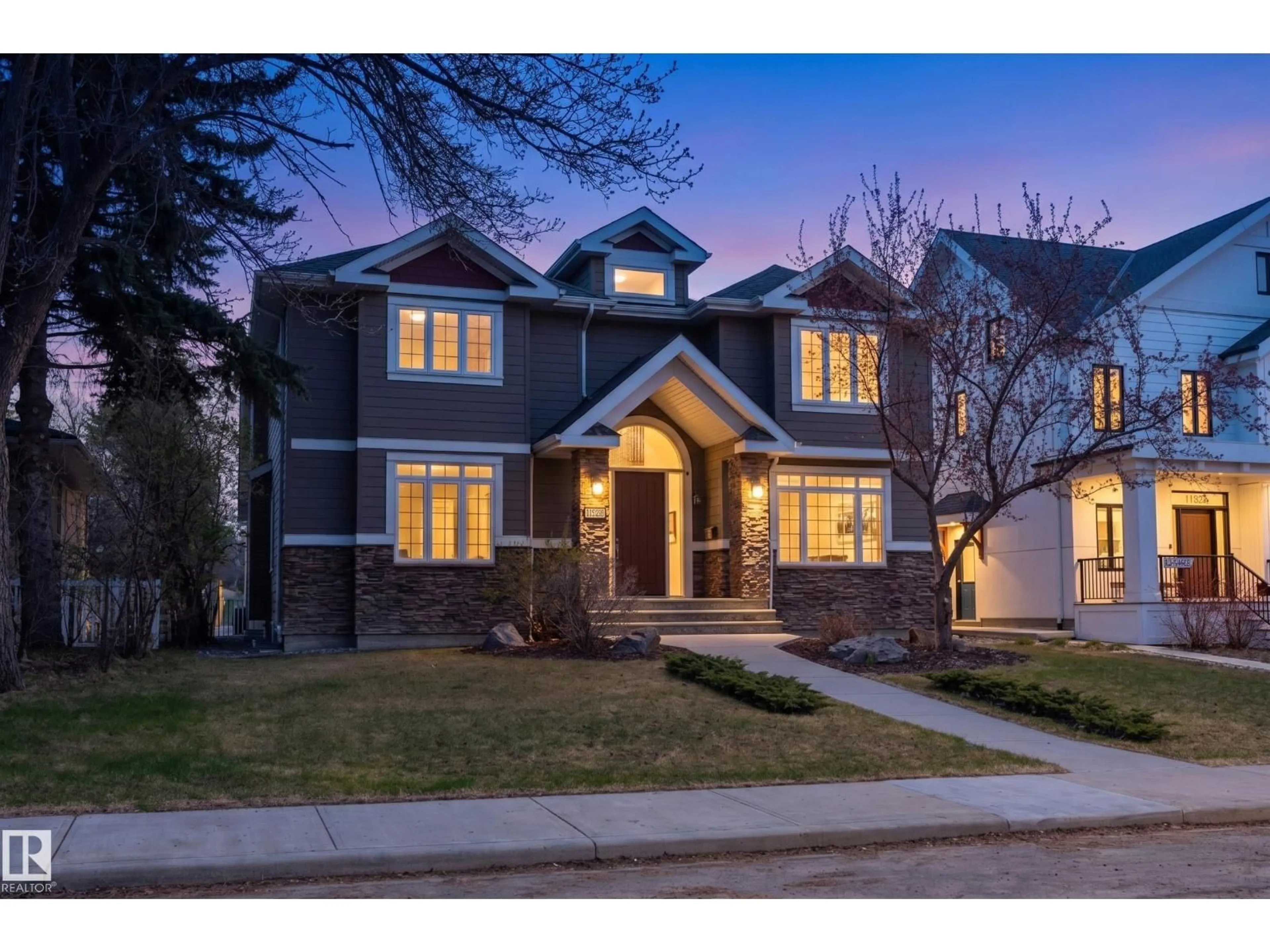 Home with brick exterior material, street for 11523 80 AV, Edmonton Alberta T6G0R7