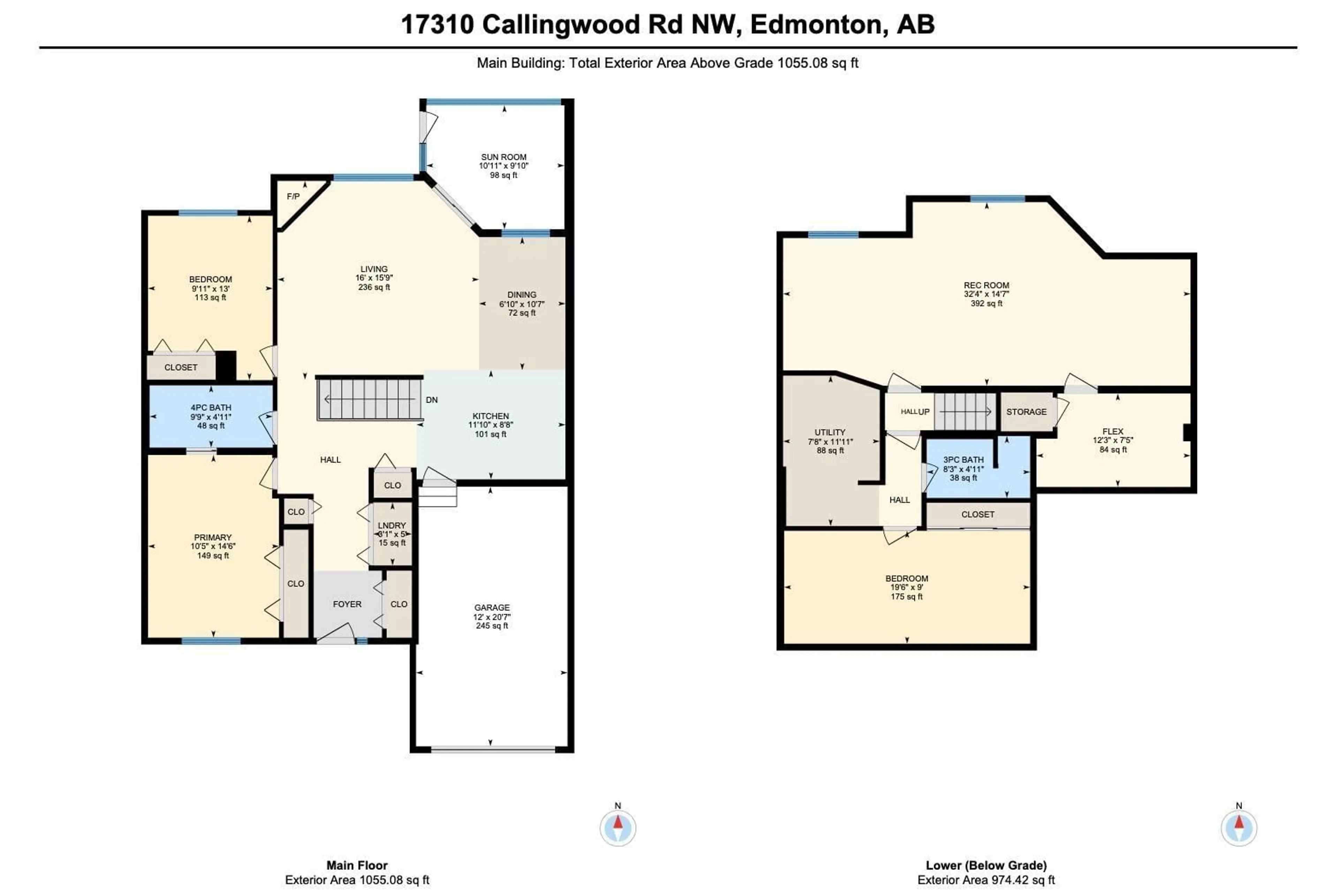 Floor plan for 17310 CALLINGWOOD RD, Edmonton Alberta T5T5P1