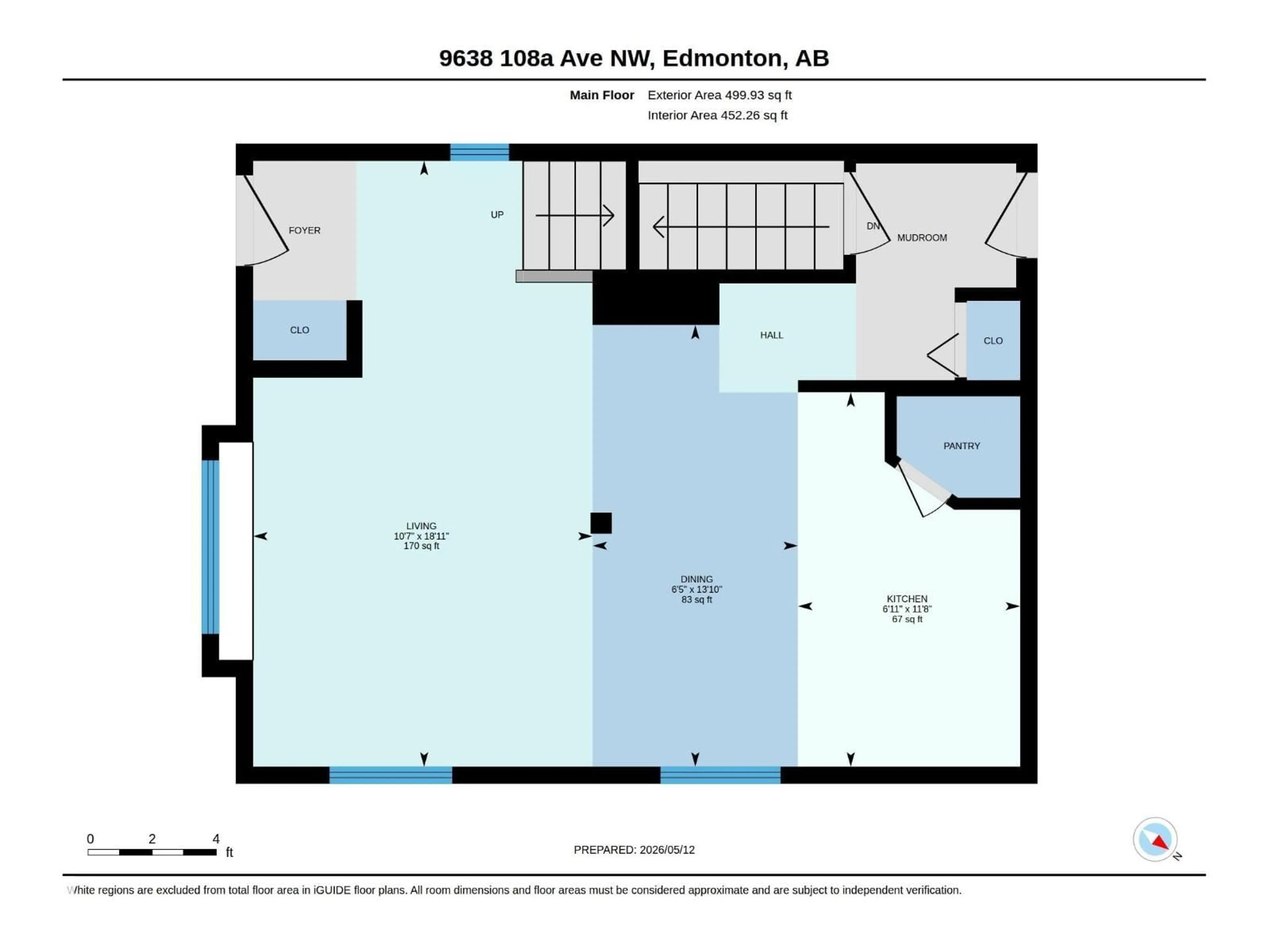 Floor plan for 9638 108A AV, Edmonton Alberta T5H1C3