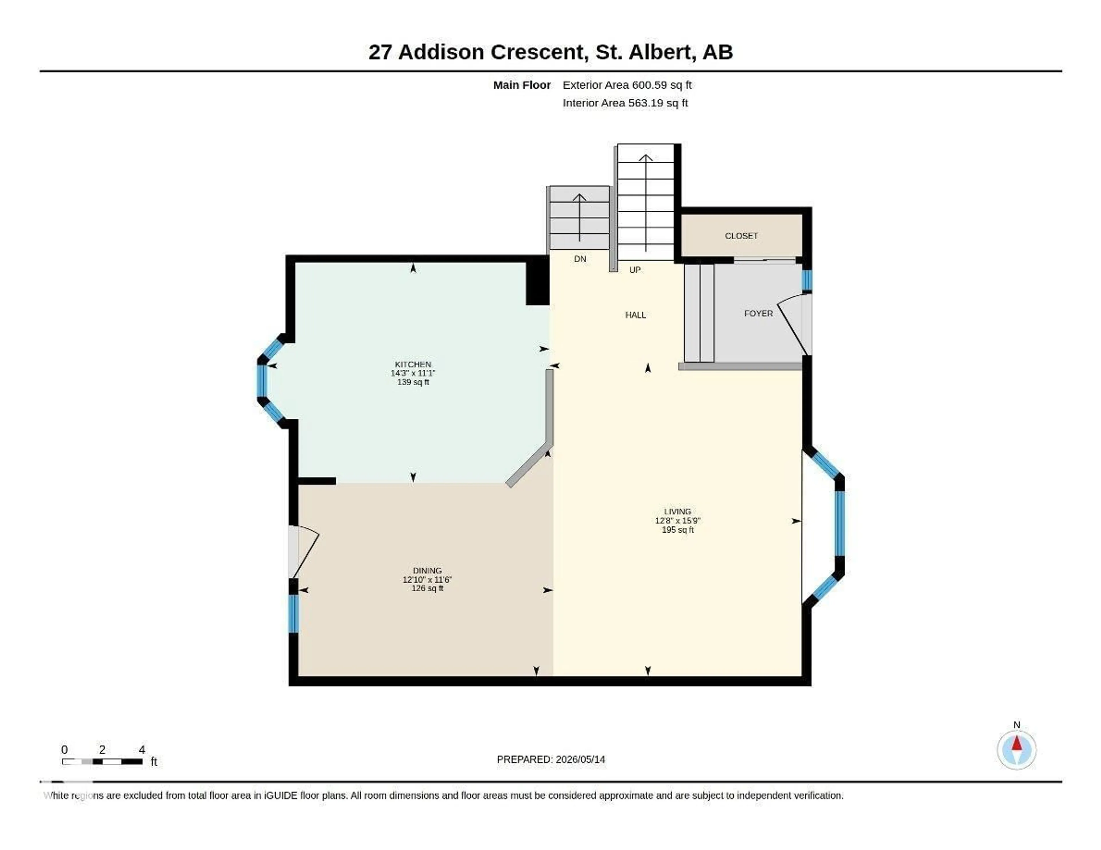 Floor plan for 27 ADDISON CR, St. Albert Alberta T8N2S2