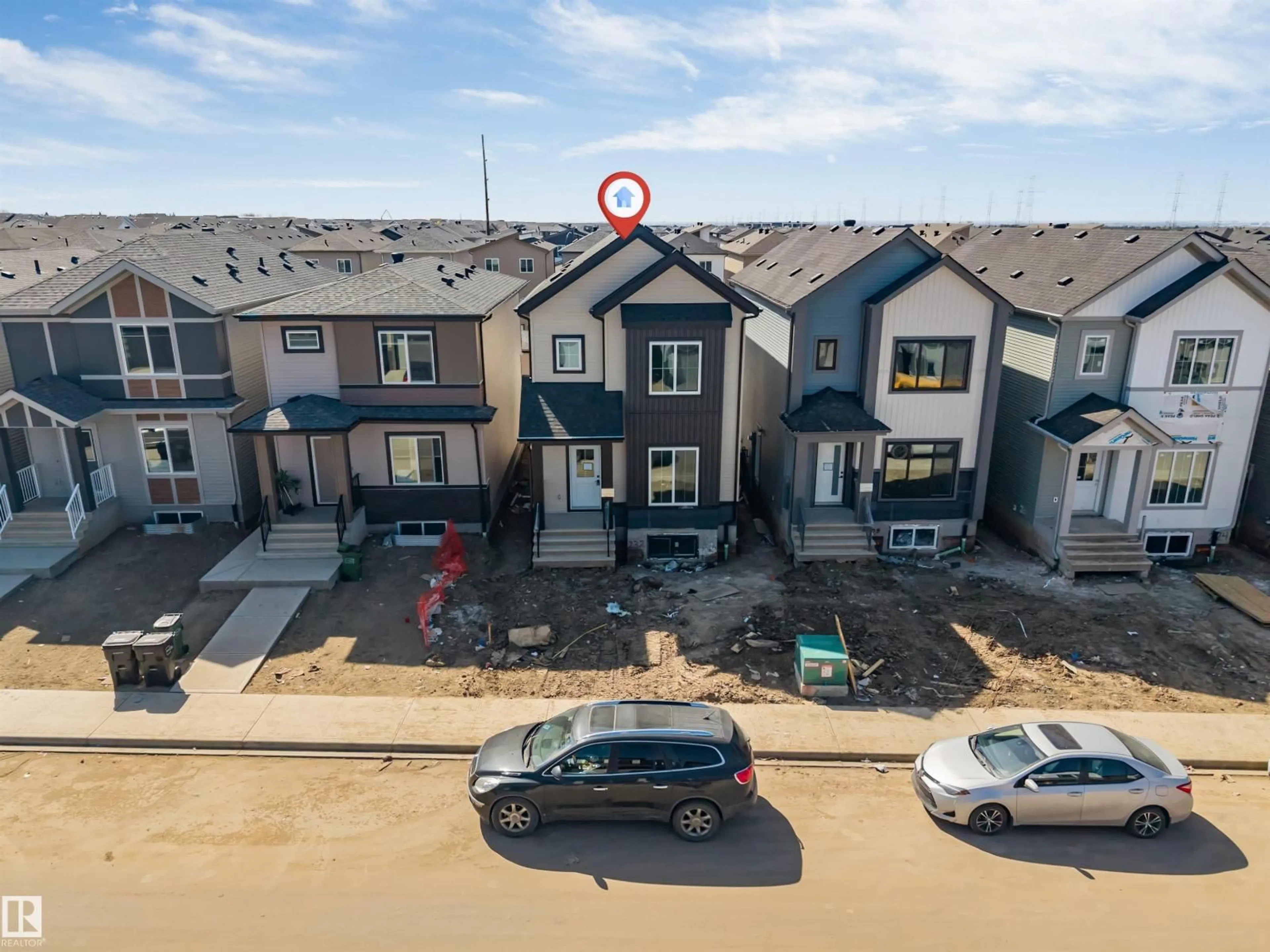 A pic from outside/outdoor area/front of a property/back of a property/a pic from drone, street for 232 24 ST, Edmonton Alberta T6X3K4