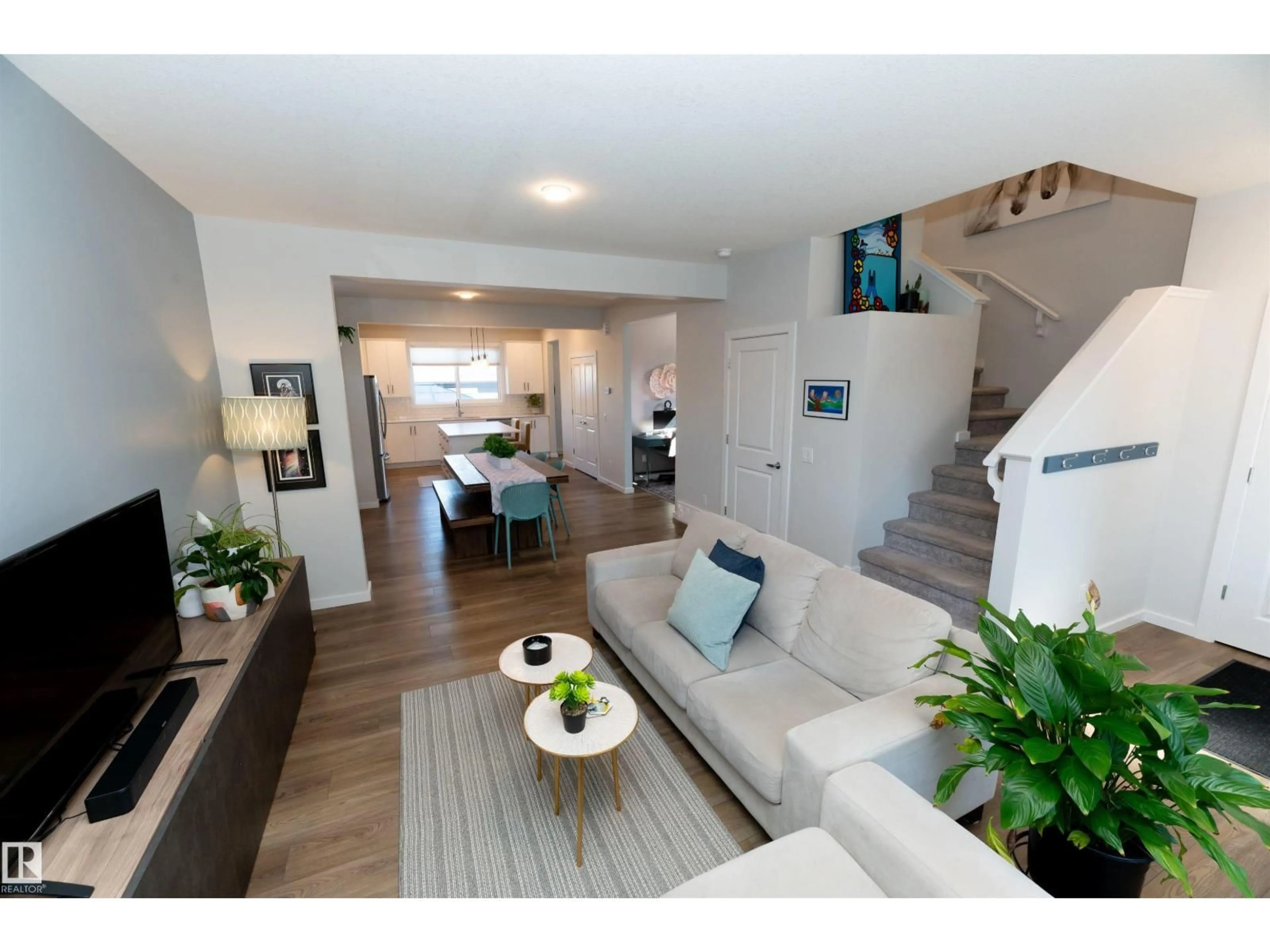 Living room with furniture, unknown for 6078 NADEN LD, Edmonton Alberta T5E6X8