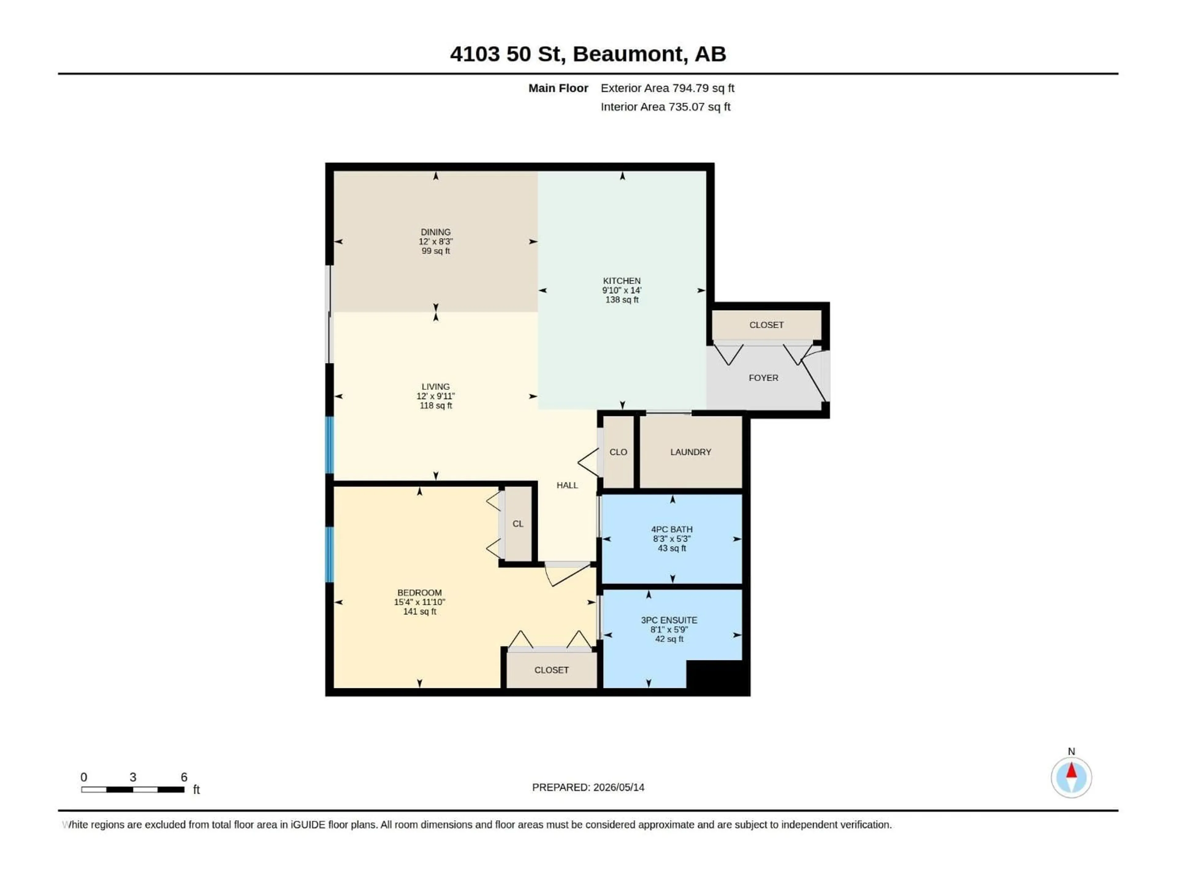 Floor plan for #302 - 4103 50 ST, Beaumont Alberta T4X2C7