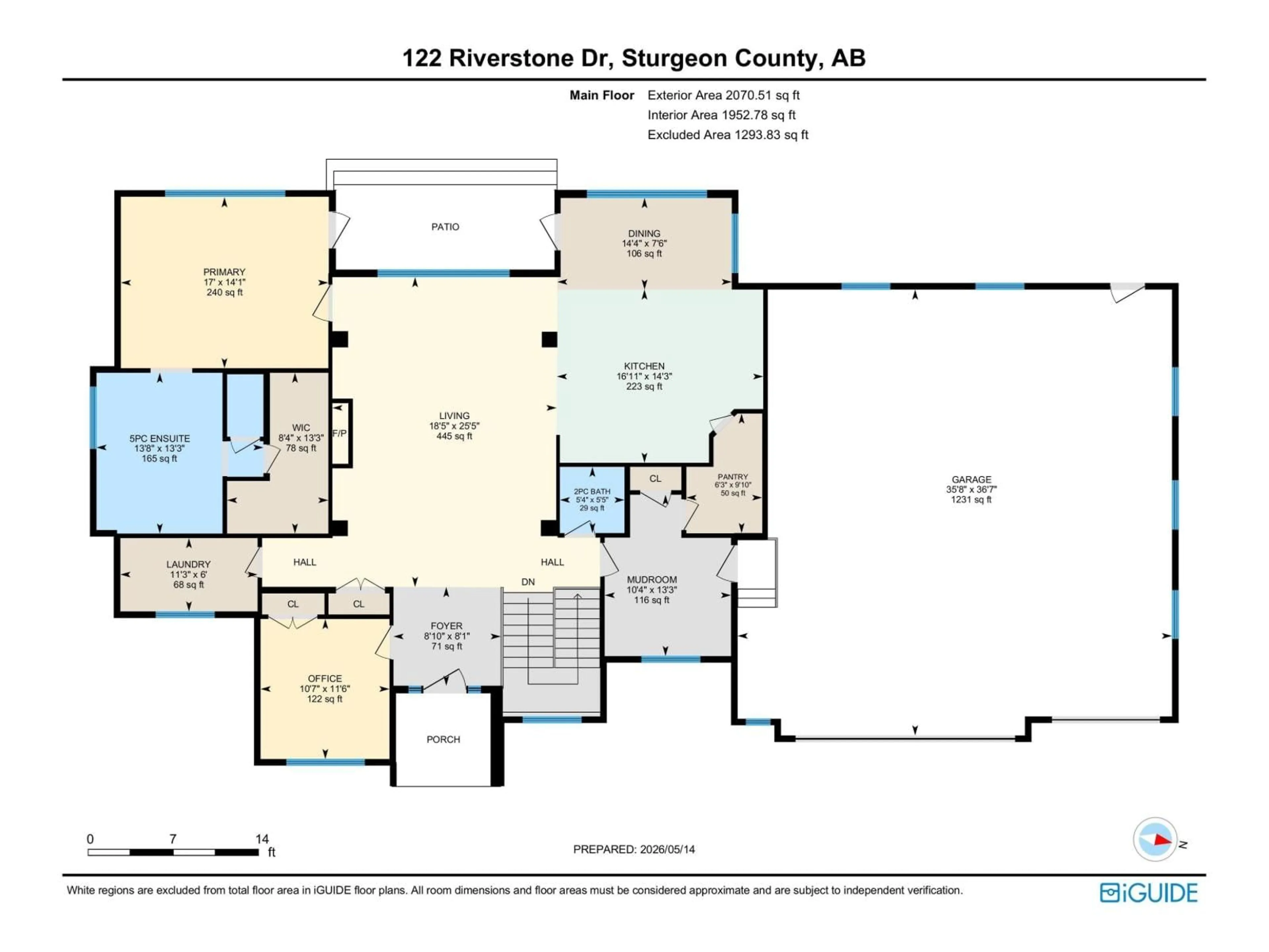 Floor plan for 122 RIVERSTONE DRIVE, Rural Sturgeon County Alberta T8T0B9