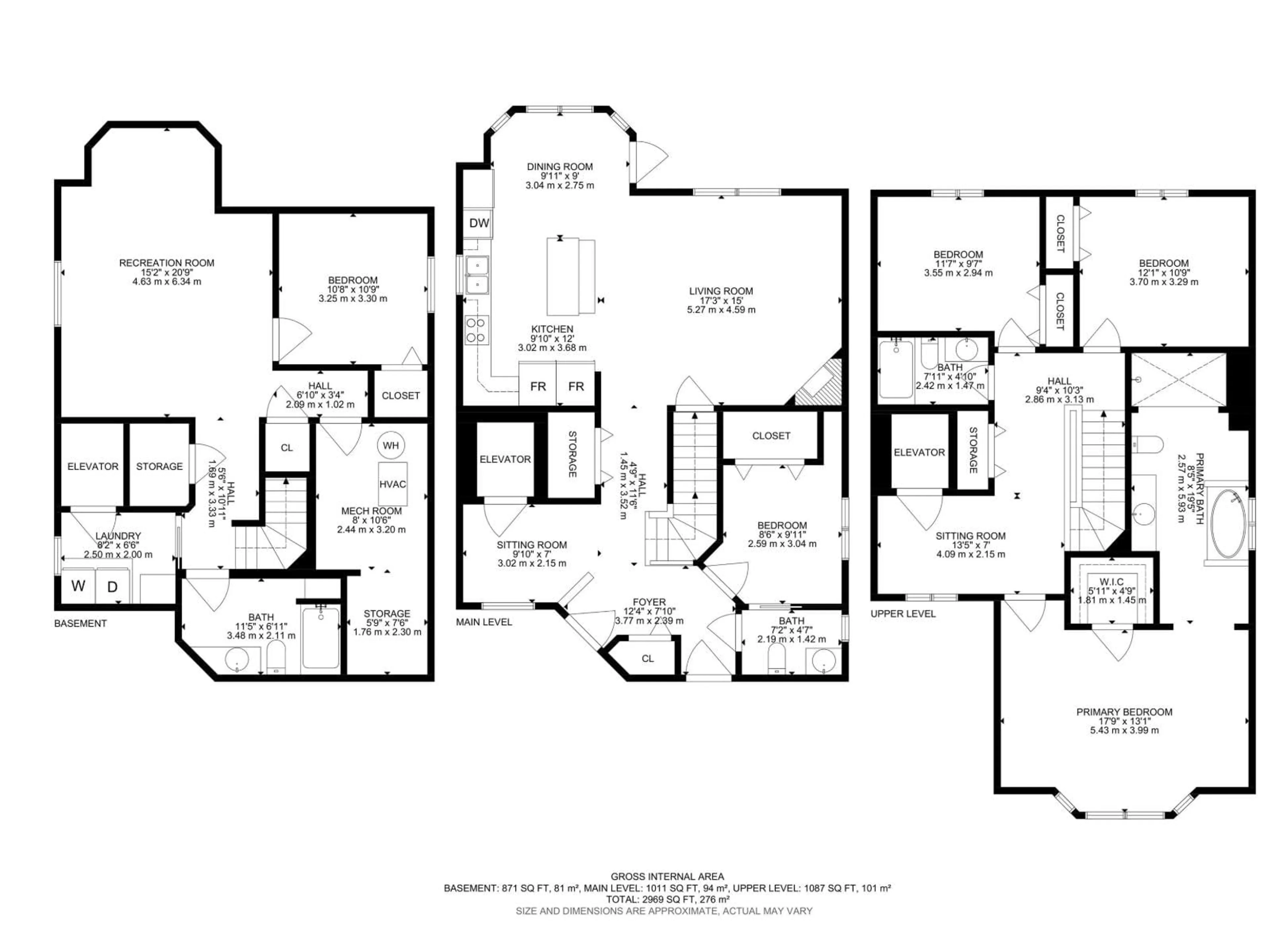 Floor plan for NW - 3203 23 ST, Edmonton Alberta T6T2A9