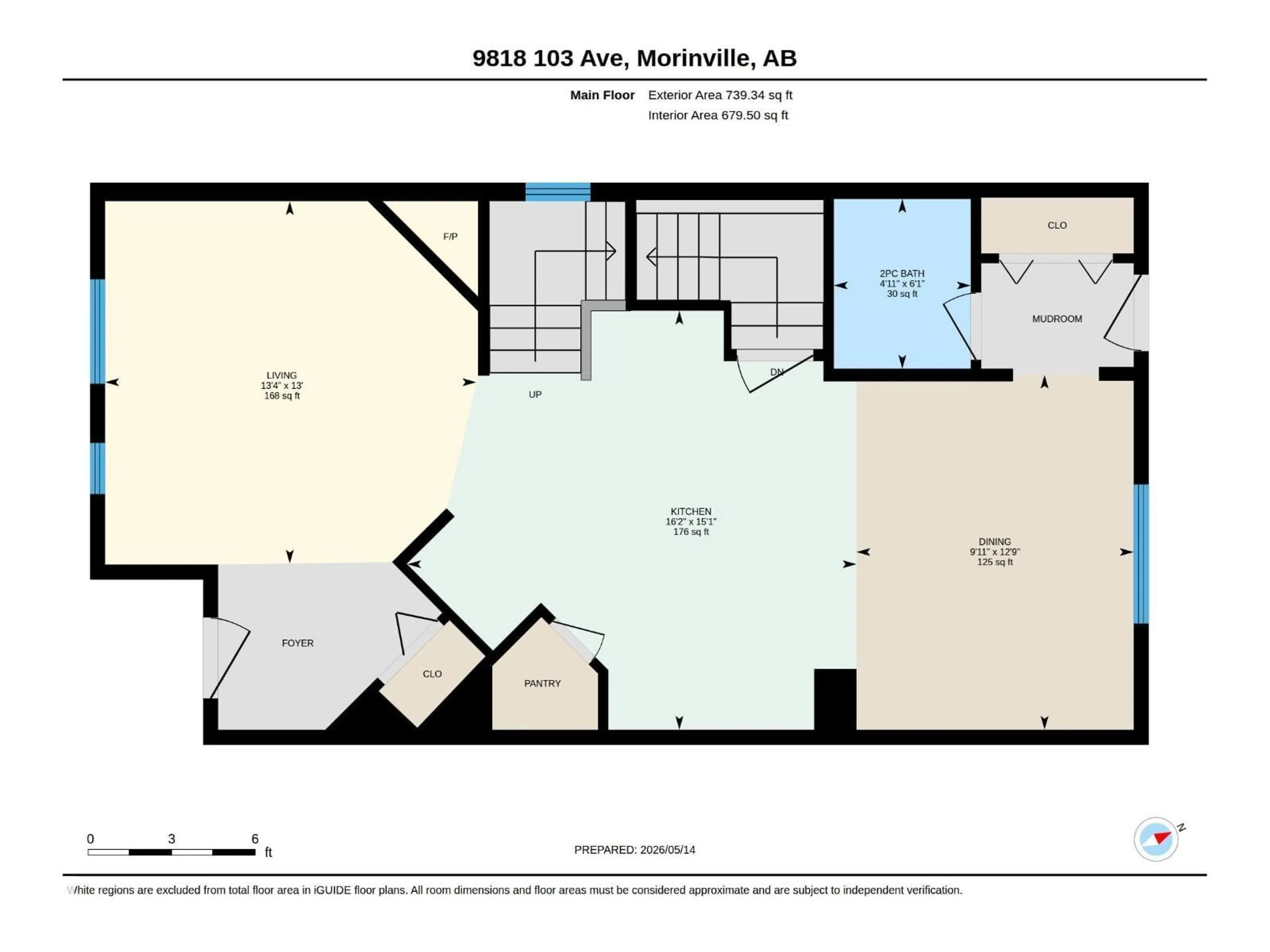 Floor plan for 9818 103 AV, Morinville Alberta T8R1V9