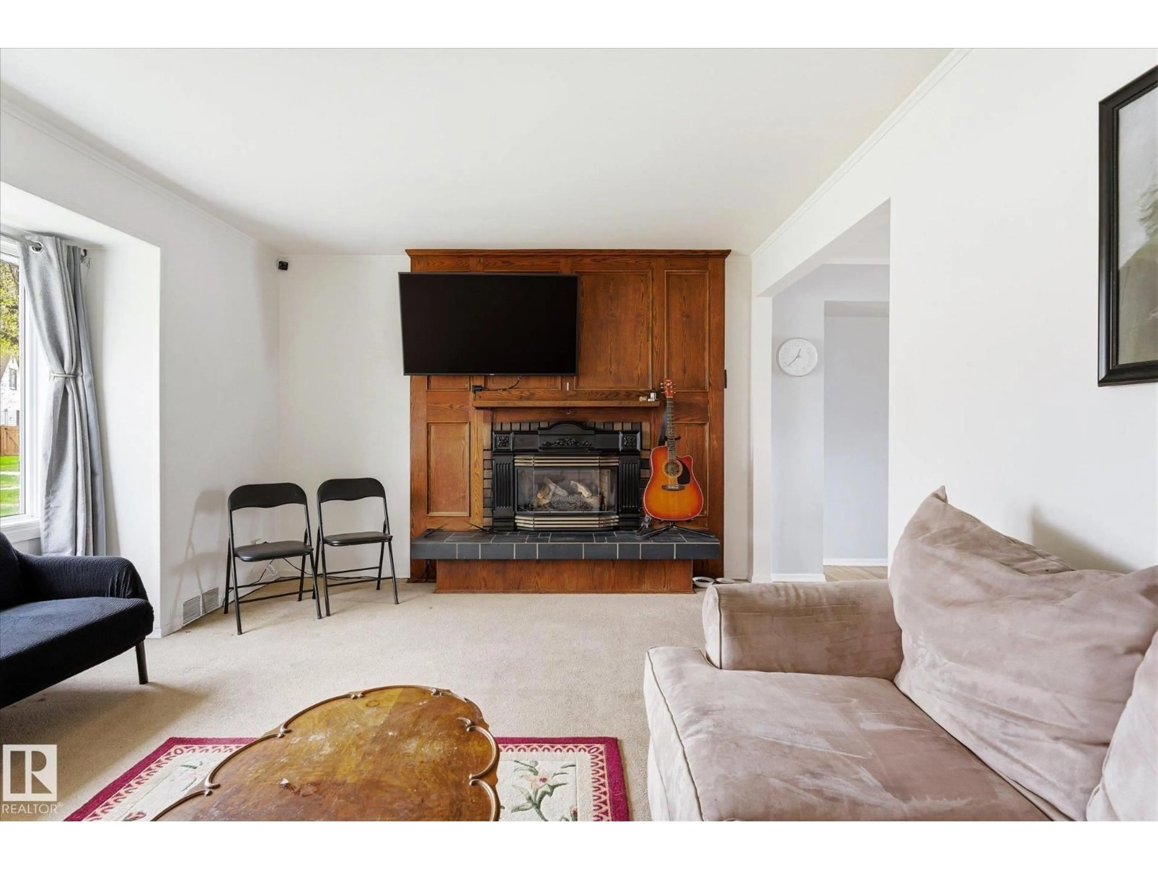 Living room with furniture, unknown for NW - 12215 59 ST, Edmonton Alberta T5W3Y5
