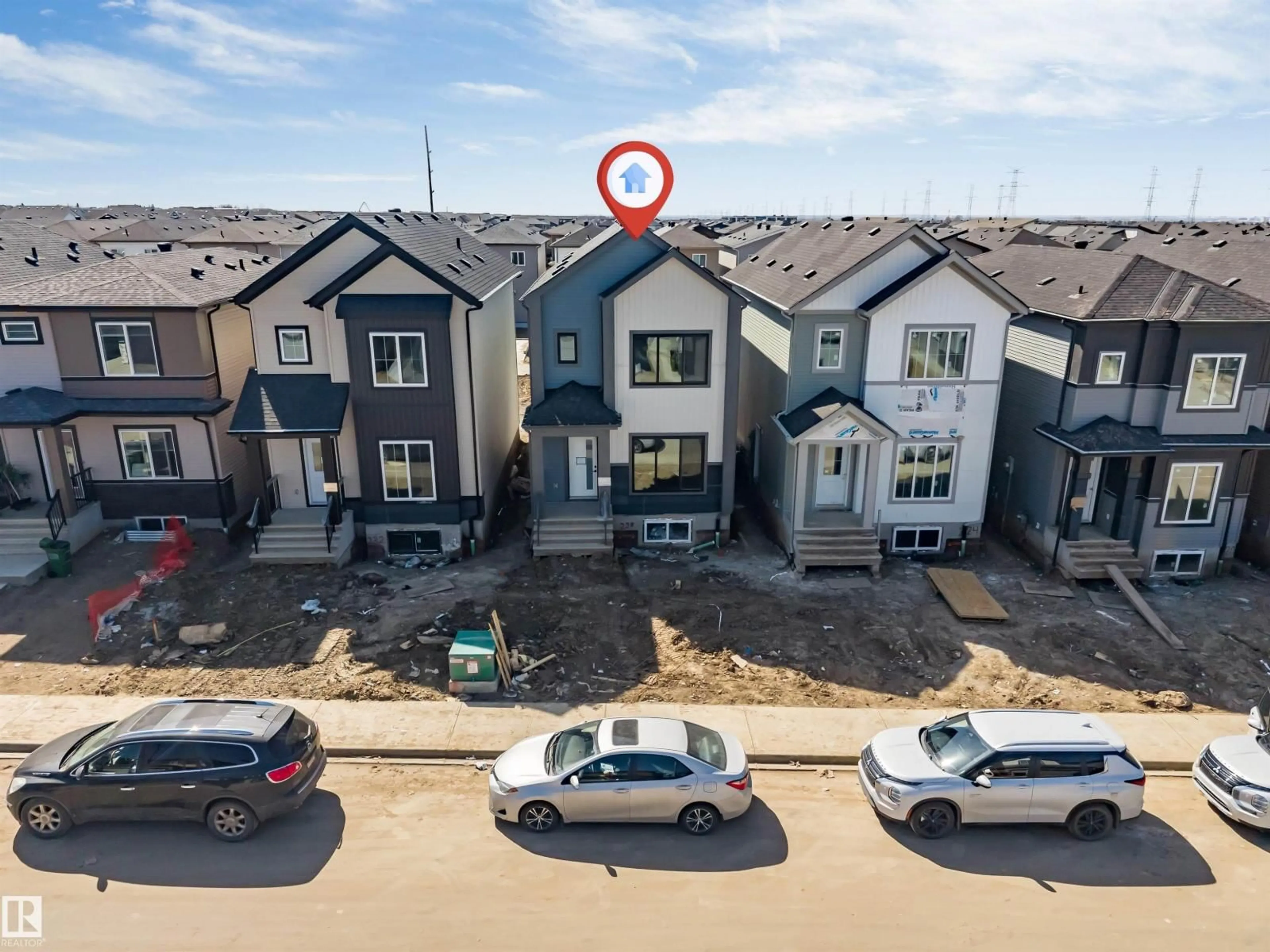 A pic from outside/outdoor area/front of a property/back of a property/a pic from drone, street for SW - 228 24 ST, Edmonton Alberta T6X3K4