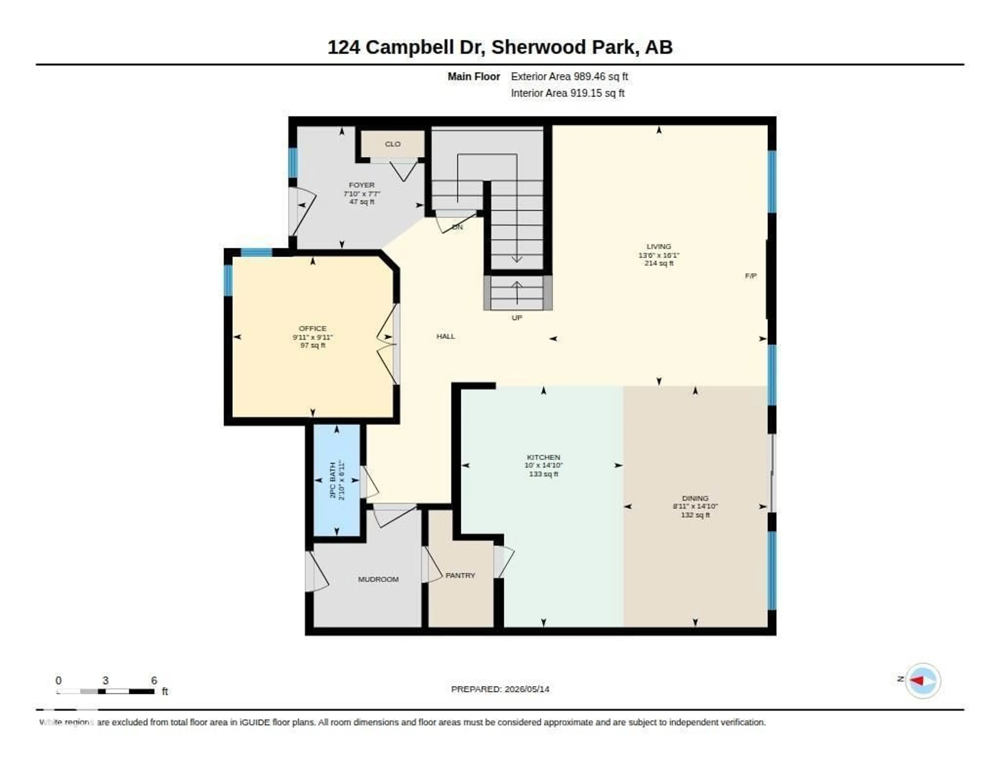 Floor plan for 124 CAMPBELL DR, Sherwood Park Alberta T0H0E3