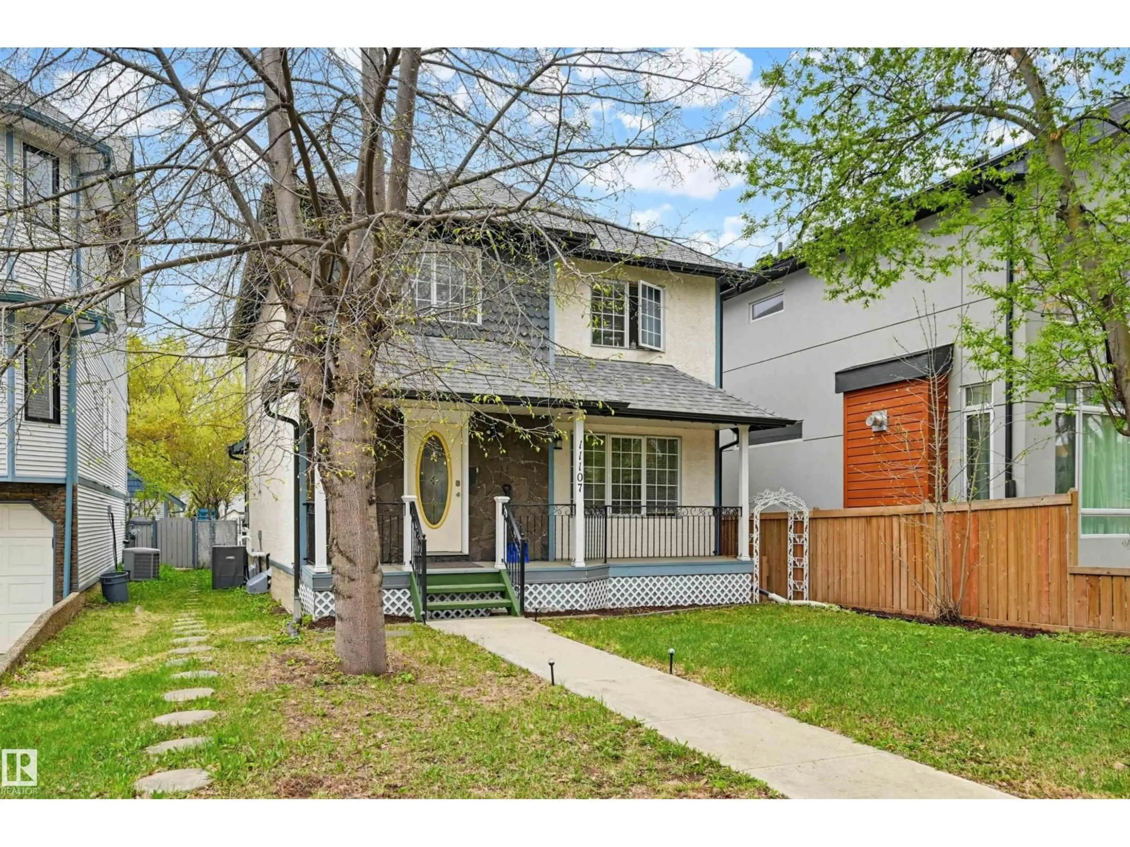 Home with brick exterior material, street for 11107 UNIVERSITY AV, Edmonton Alberta T6G1Y5