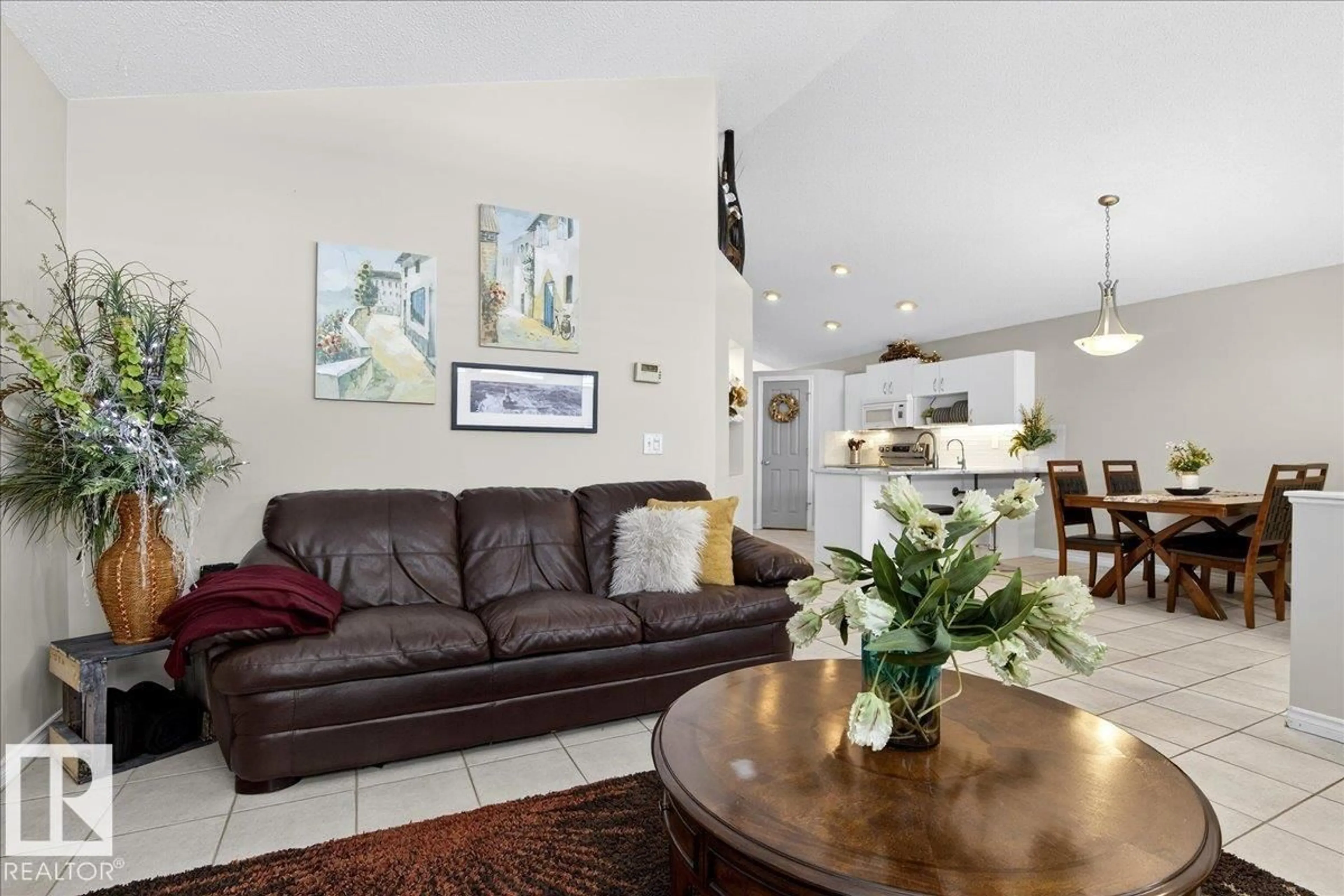 Living room with furniture, unknown for 3518 18 ST, Edmonton Alberta T6T1Z1