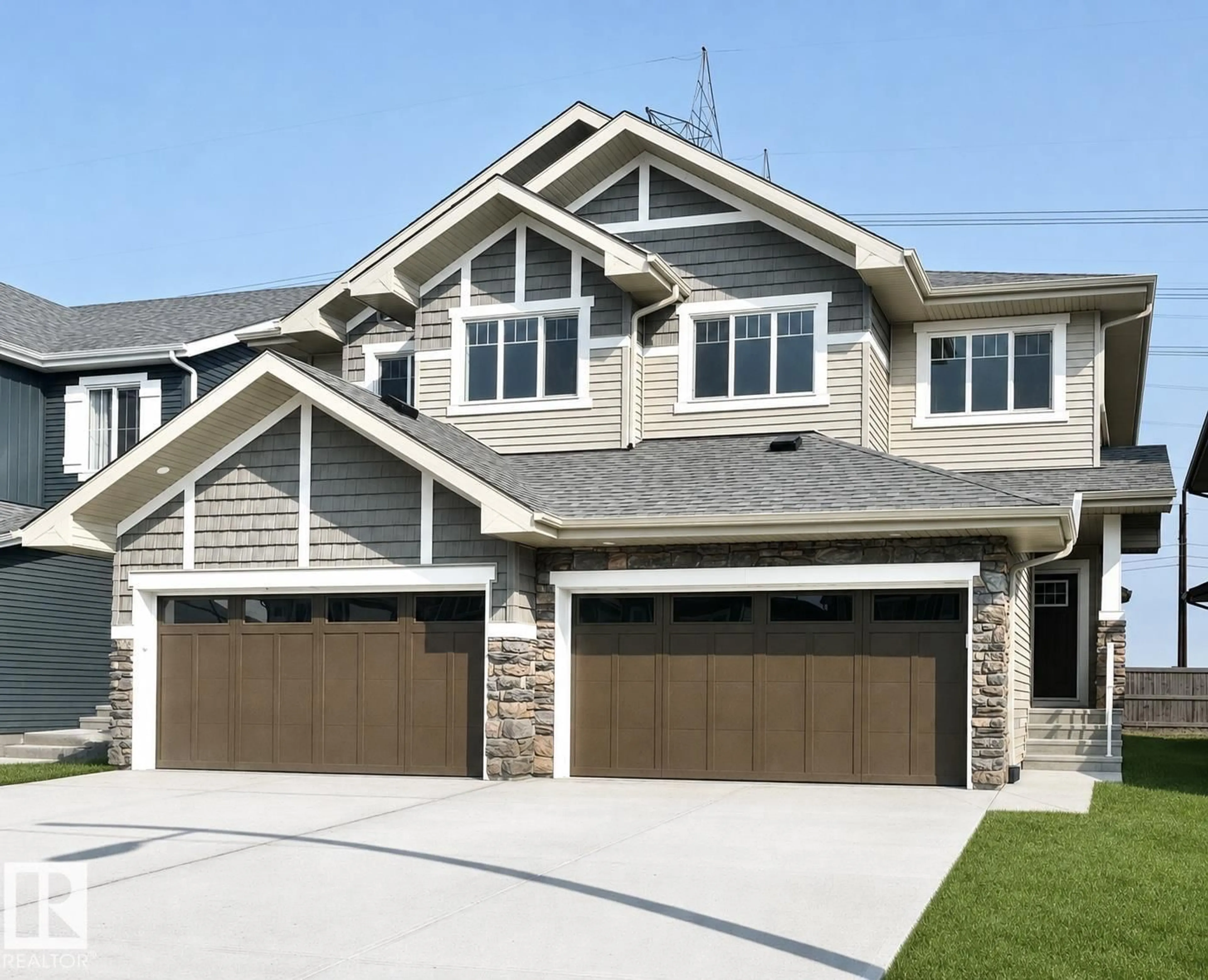 Home with vinyl exterior material, street for NW - 19632 29 AV, Edmonton Alberta T6M1M2