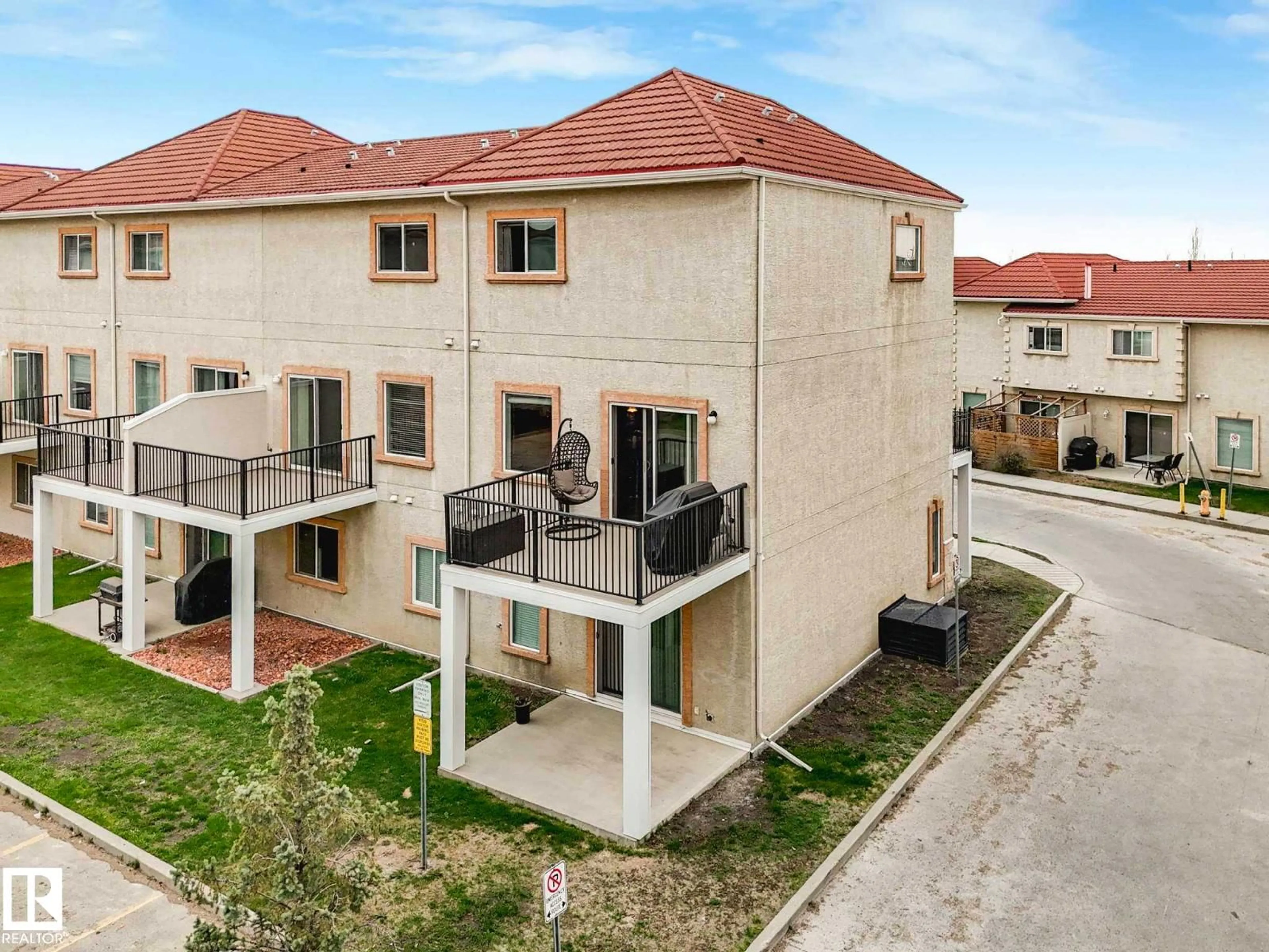 A pic from outside/outdoor area/front of a property/back of a property/a pic from drone, street for #37 - 13825 155 AV, Edmonton Alberta T6V0B8