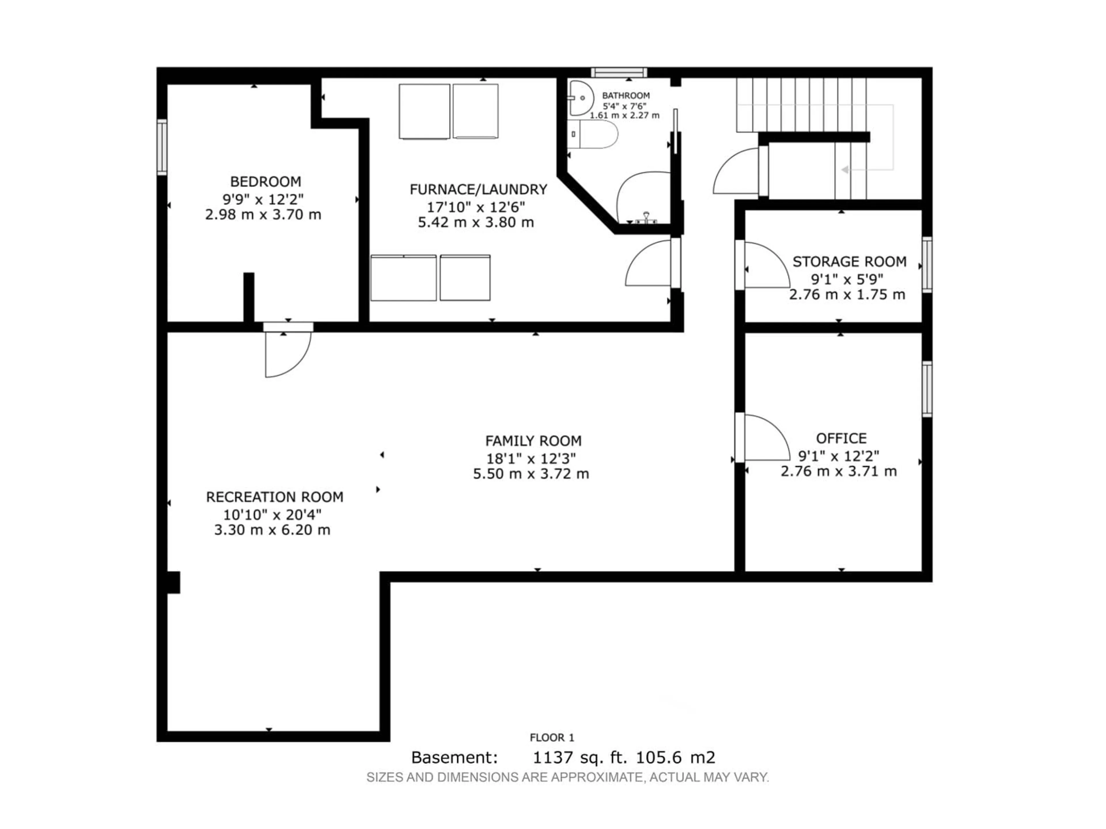 Floor plan for 4704 109 AV, Edmonton Alberta T6A1R6