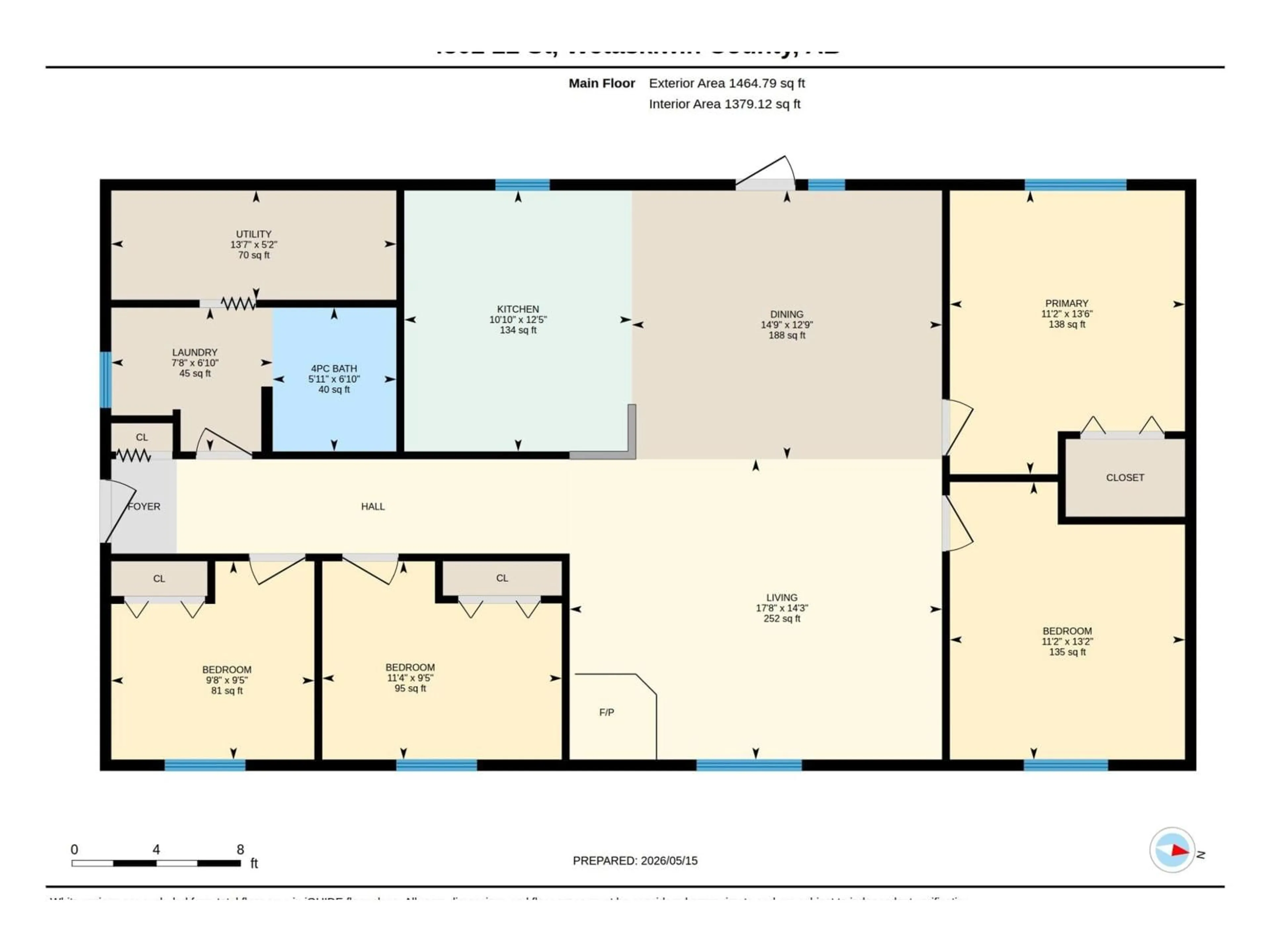 Floor plan for 4802 22 ST, Rural Wetaskiwin County Alberta T0C2C0